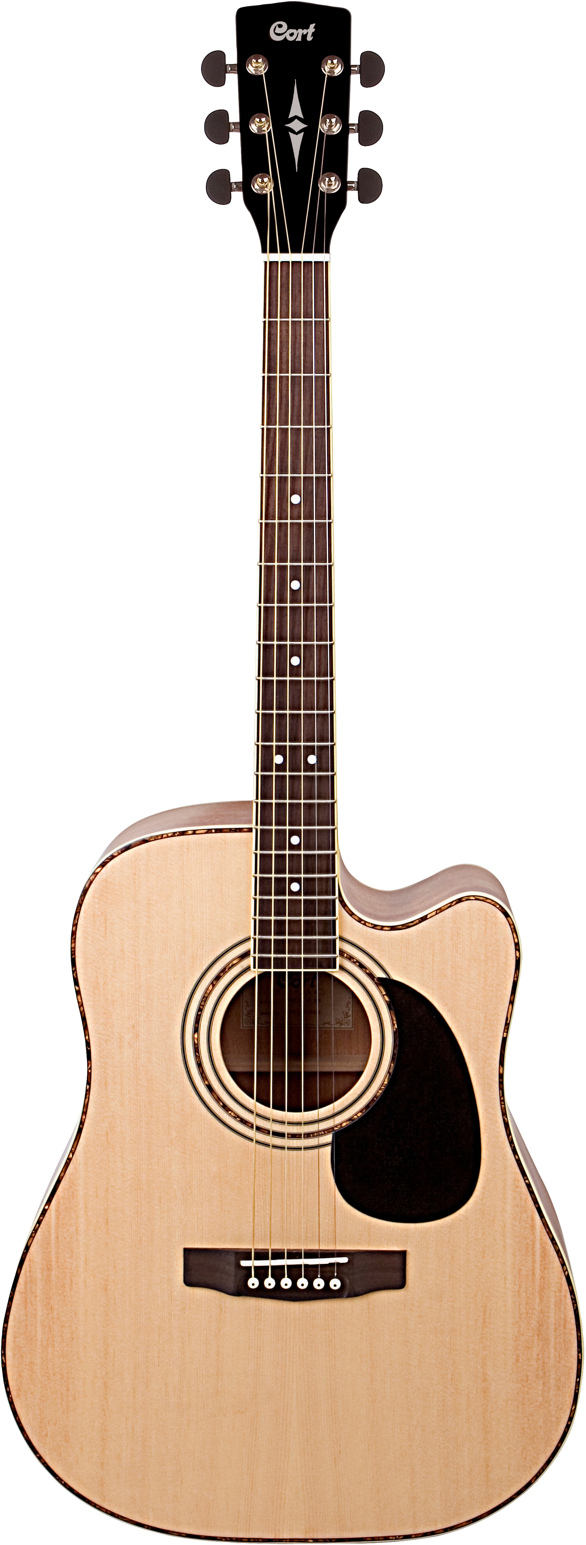 Guitarra electroacústica de 6 cuerdas con Cutaway Cort Ad880Ce Nat - Natural Natural-1