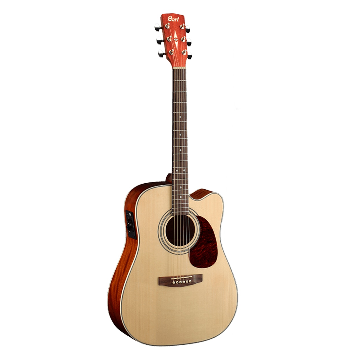 Imagen 0 de Guitarra electroacústica de 6 cuerdas con Cutaway Cort Mr500E Op Natural