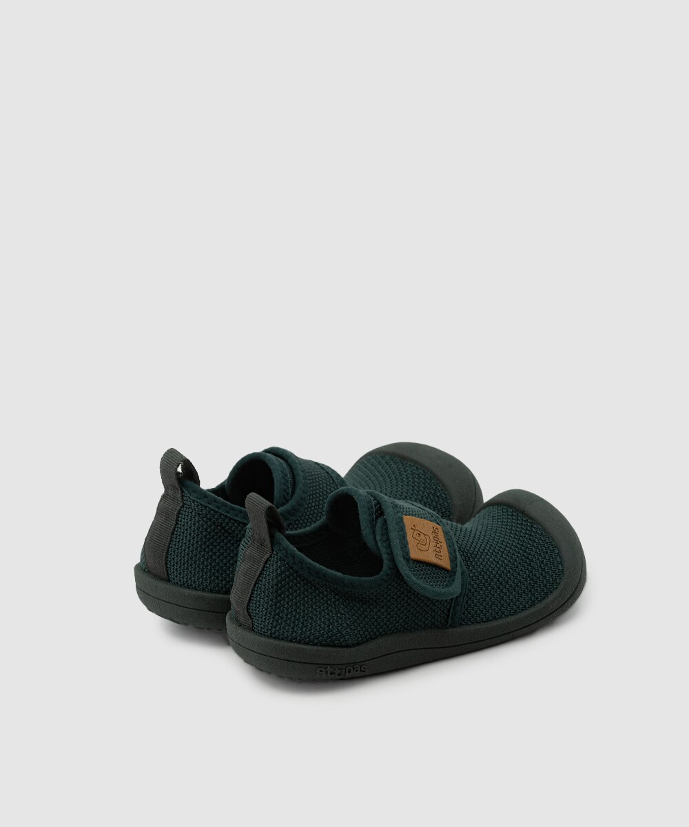 Zapatillas deportivas de bebé con cierre adherente color - Attipas - Verde oscuro Verde oscuro-2