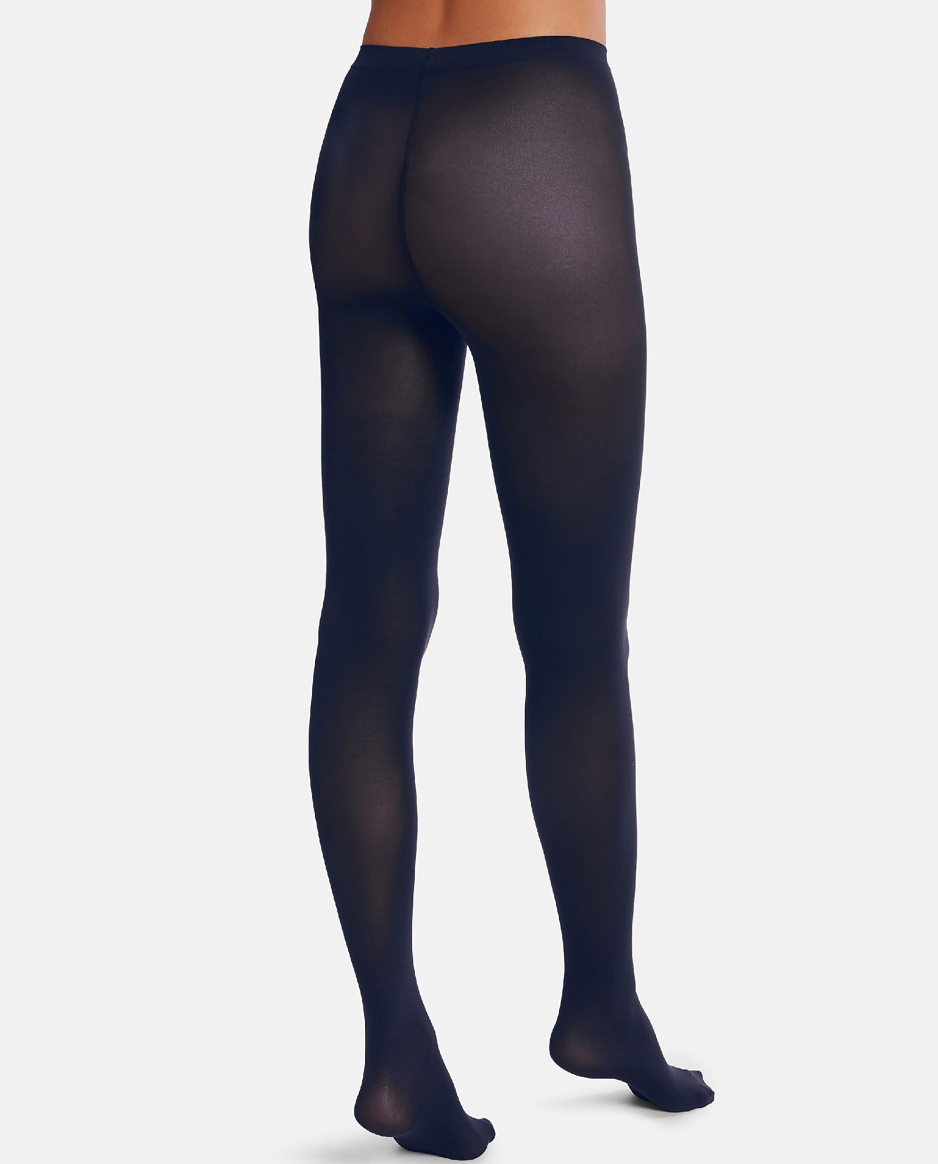 Imagen 2 de Panty mate de 50D aterciopelados - Wolford - Azul Azul