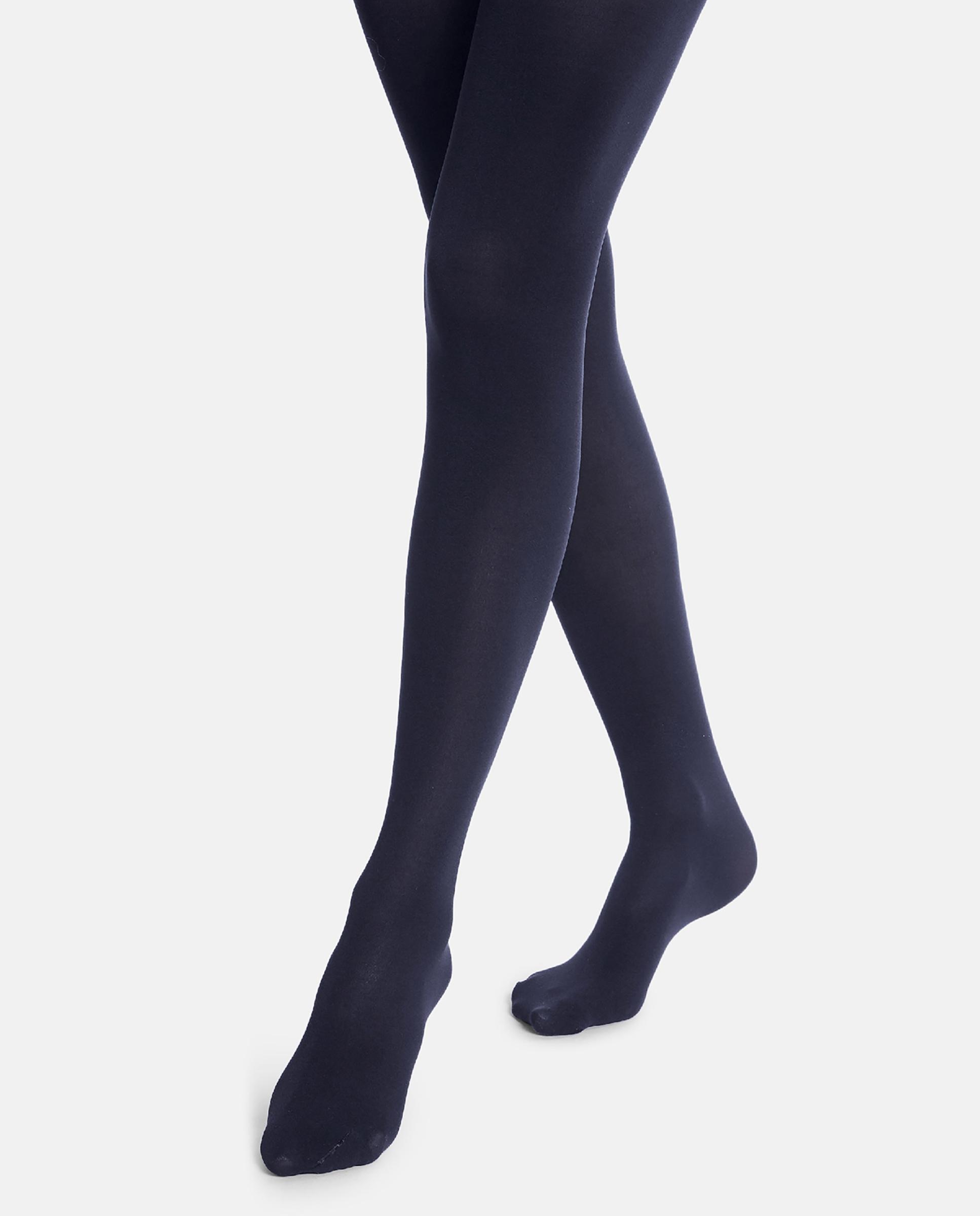 Imagen 4 de Panty mate de 50D aterciopelados - Wolford - Azul Azul