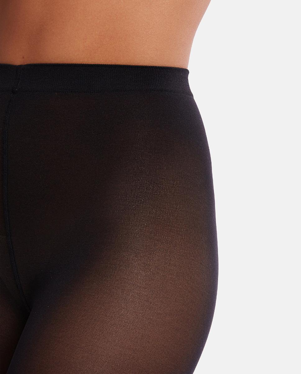 Panty de 50D con brillo aterciopelados - Wolford - Negro Negro-4