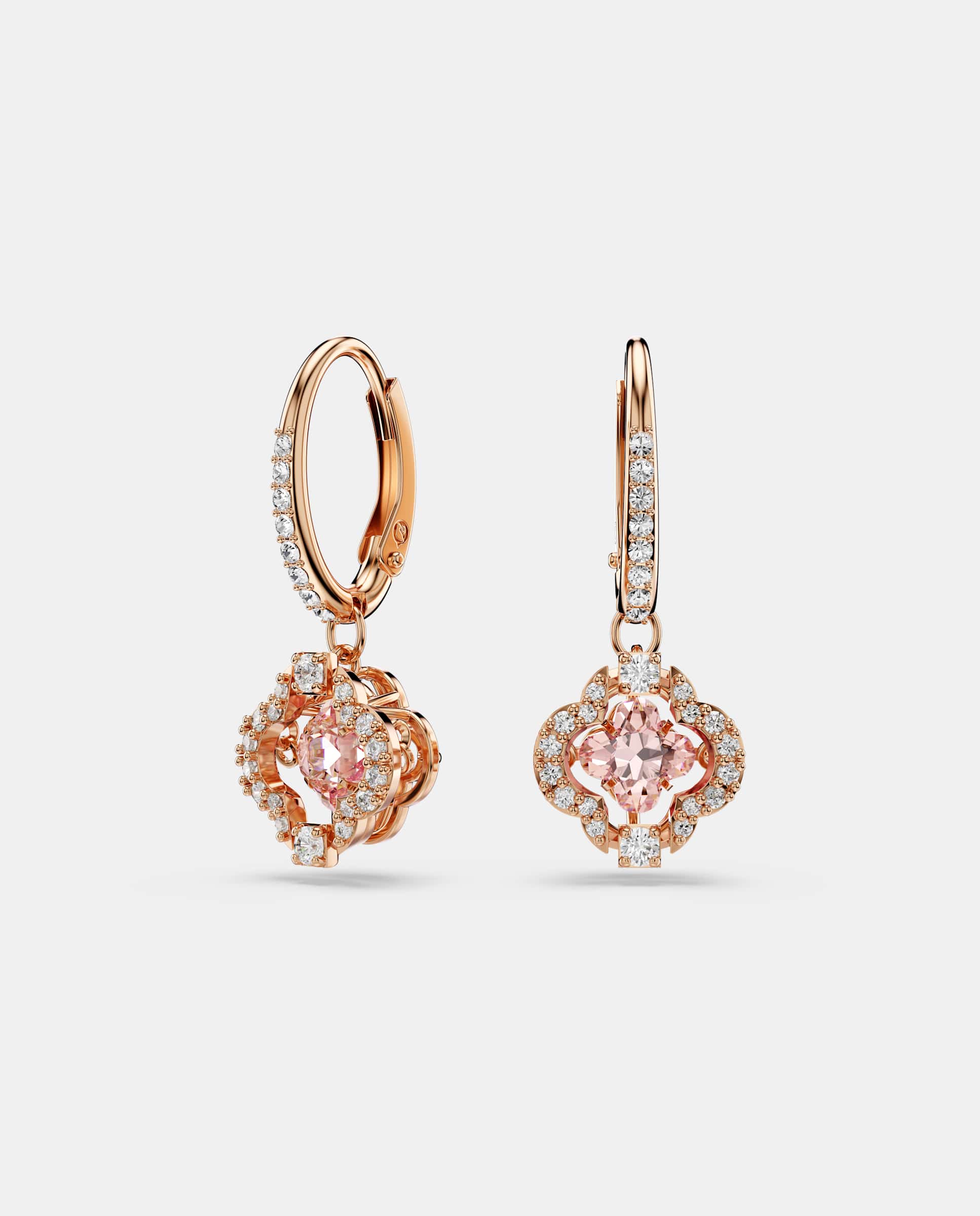 Pendientes sparkling dance con pedrería