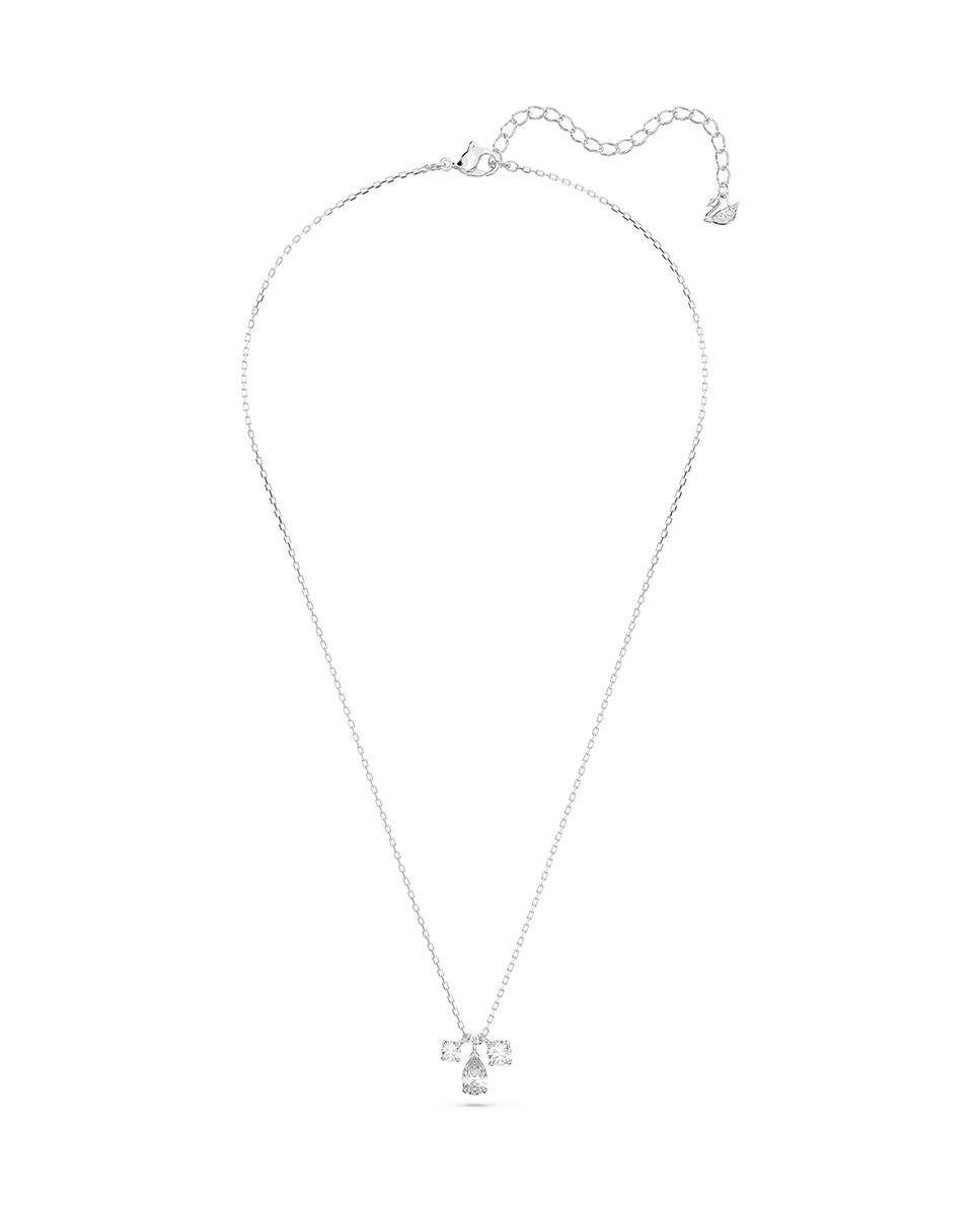 Colgante Attract bañado en rodio con cristal transparente - Swarovski - Blanco Blanco-2