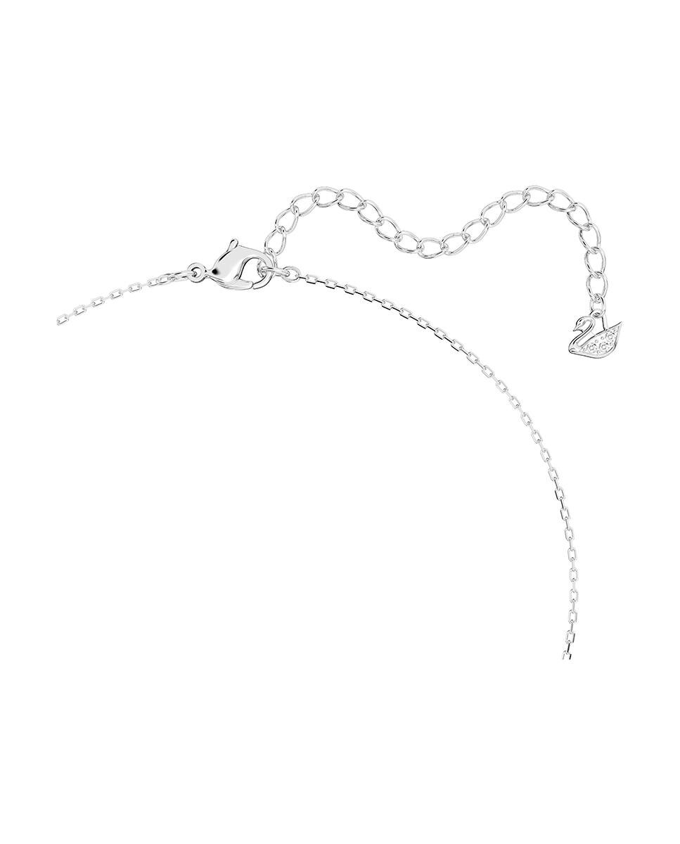 Colgante Attract bañado en rodio con cristal transparente - Swarovski - Blanco Blanco-3