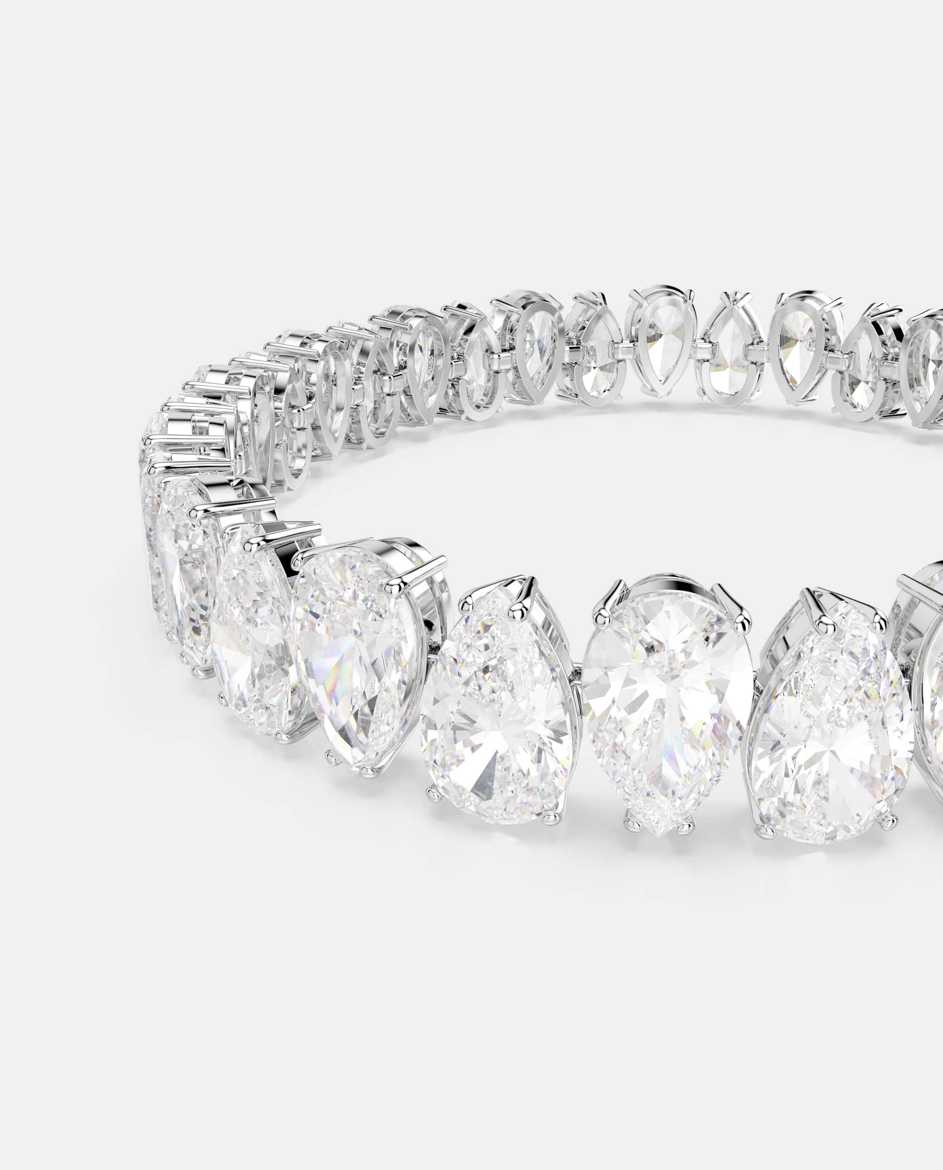 Pulsera millenia con pedrería - Blanco Blanco-3