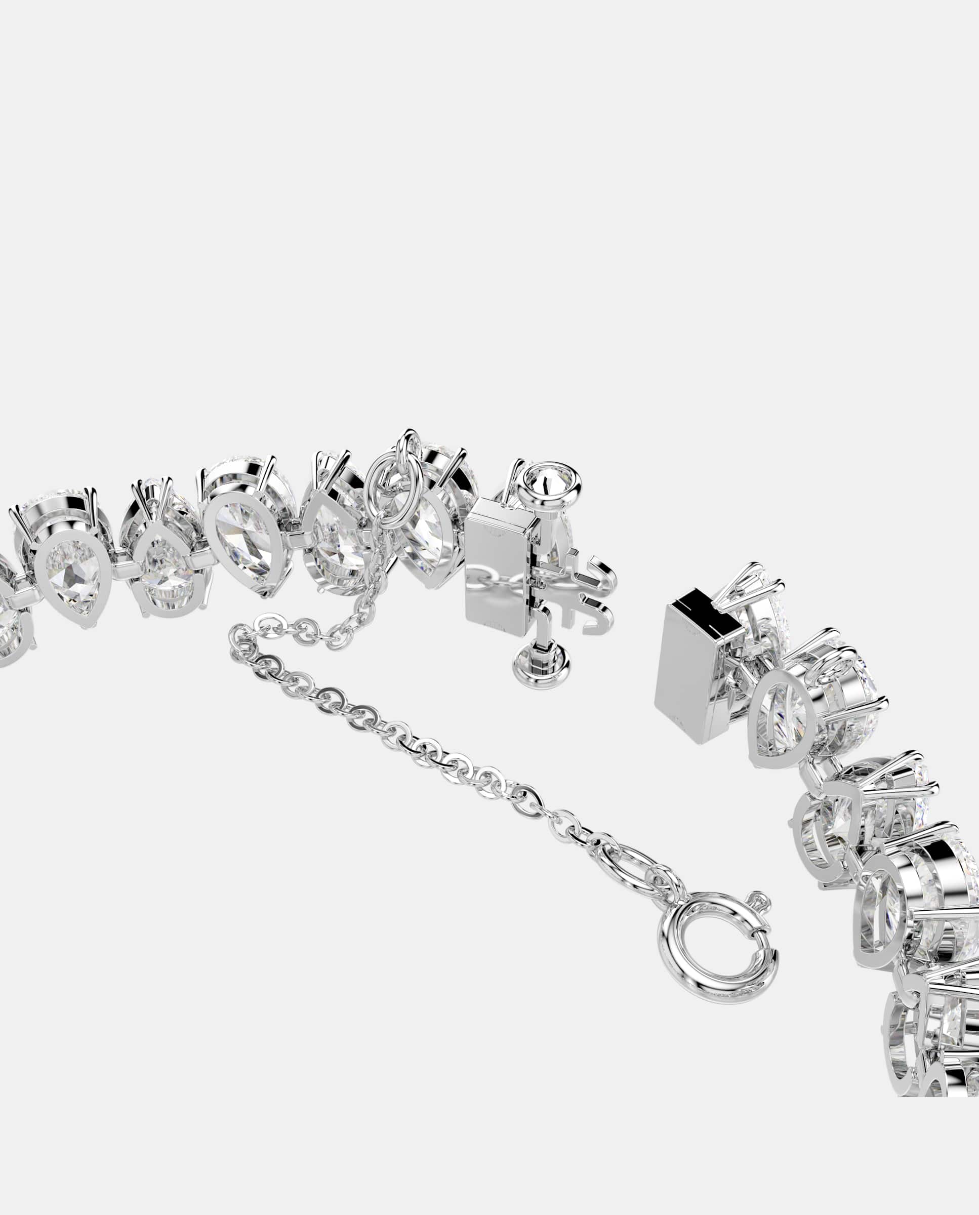 Pulsera millenia con pedrería - Blanco Blanco-4