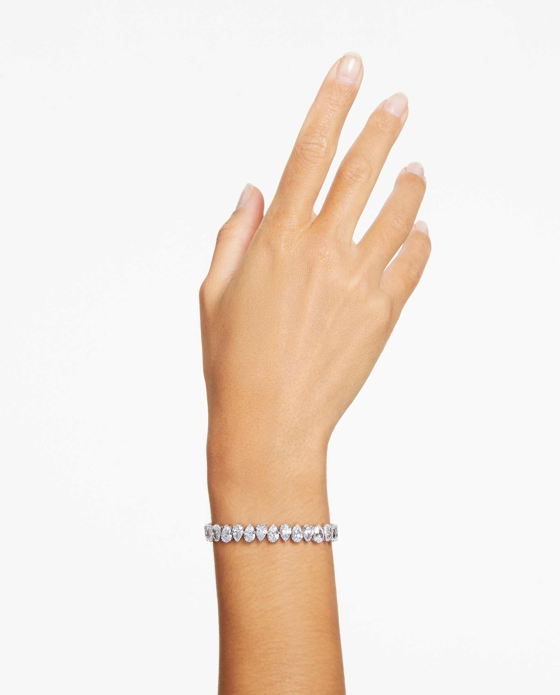Pulsera millenia con pedrería - Blanco Blanco-5