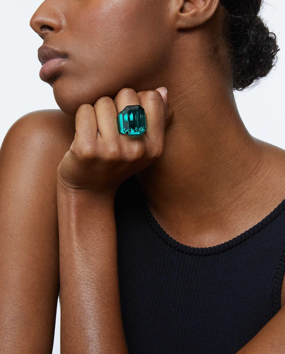 Anillo Lucent con pedrería · SWAROVSKI · El Corte Inglés