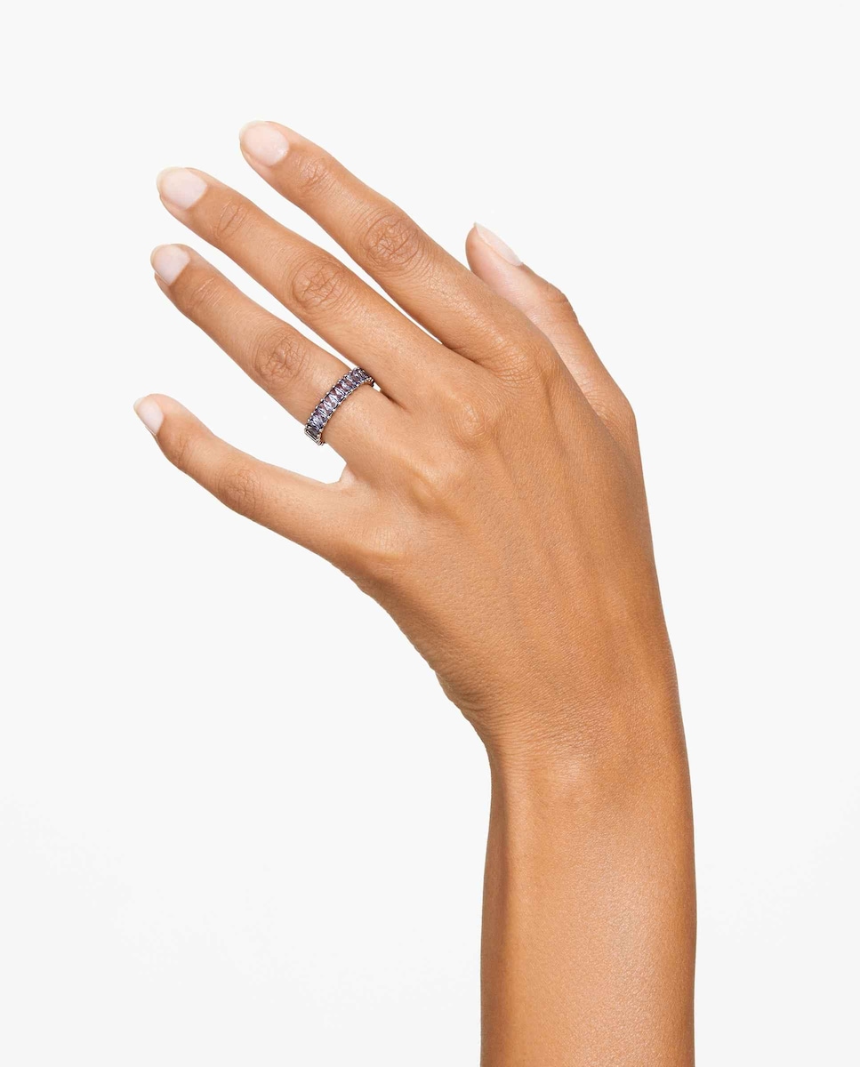 Anillo Matrix con piedras grises 50 Gris