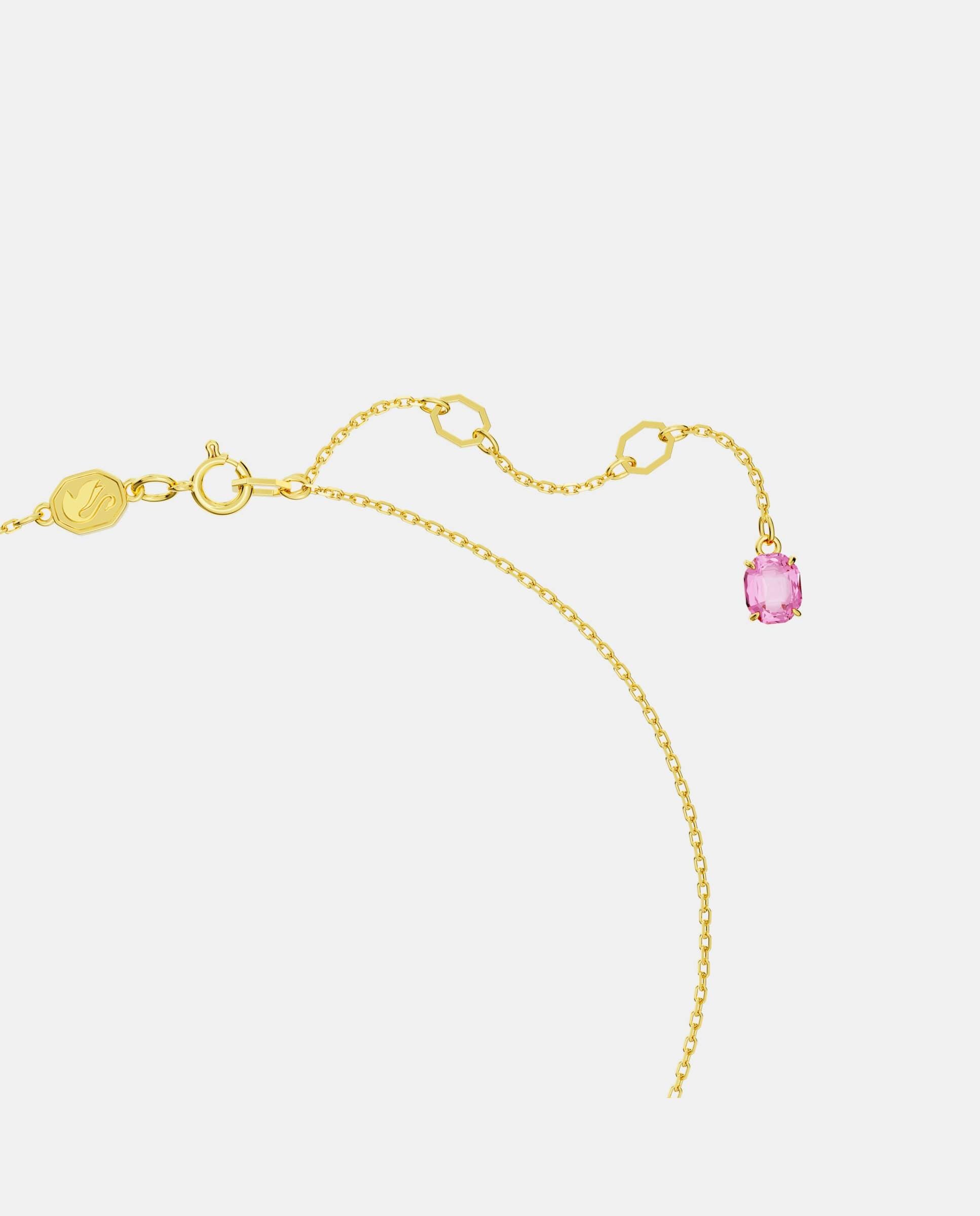 Colgante Florere con piedra central - Swarovski - Rosa Rosa-4