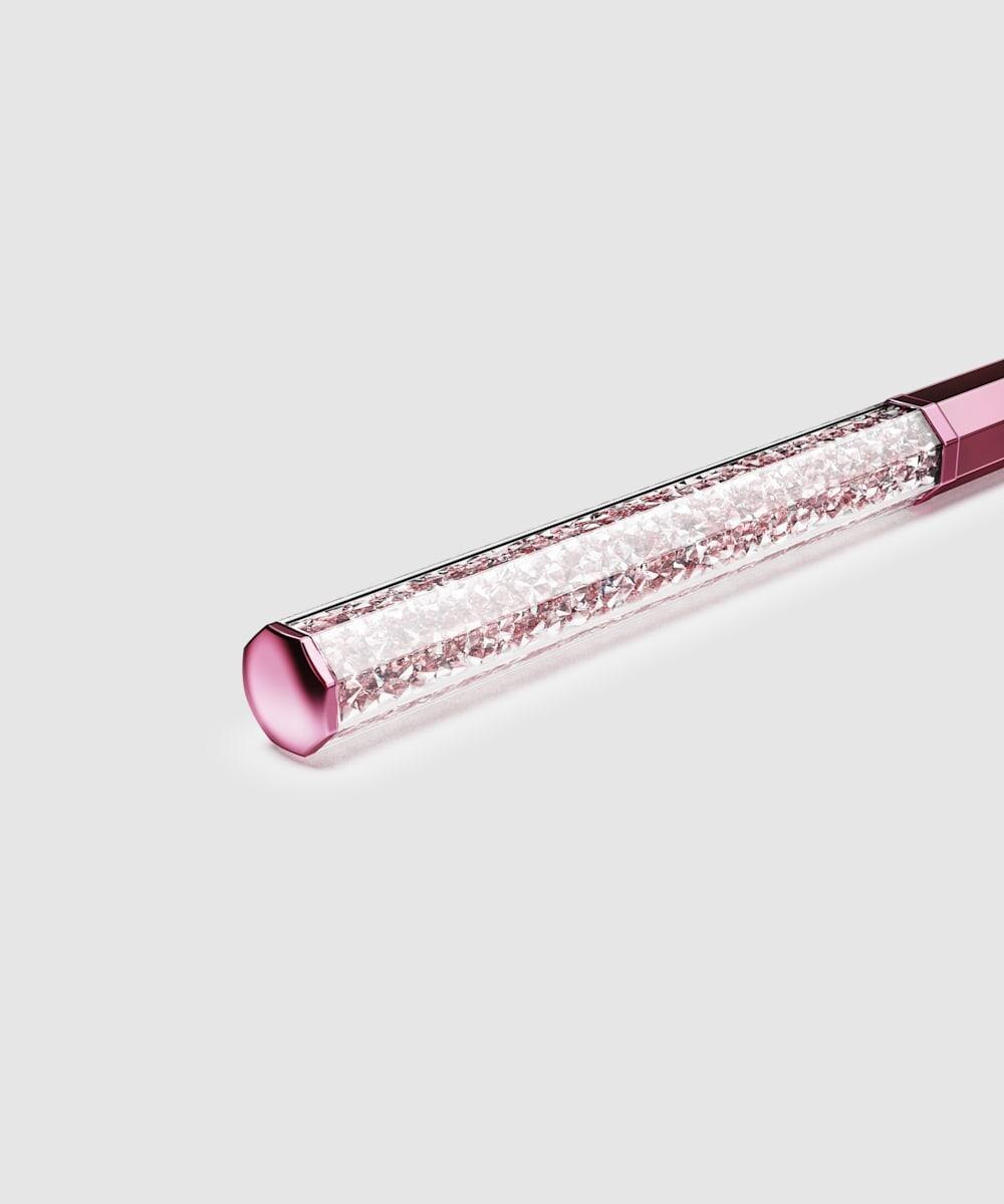 Bolígrafo rosa con cristales - Swarovski - Rosa Rosa-3