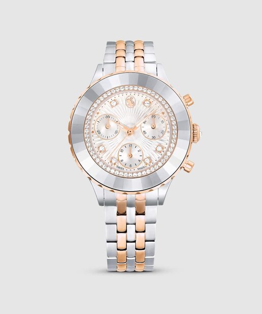 Imagen 0 de Reloj de mujer Octea de acero inoxidable con cristales de pavé