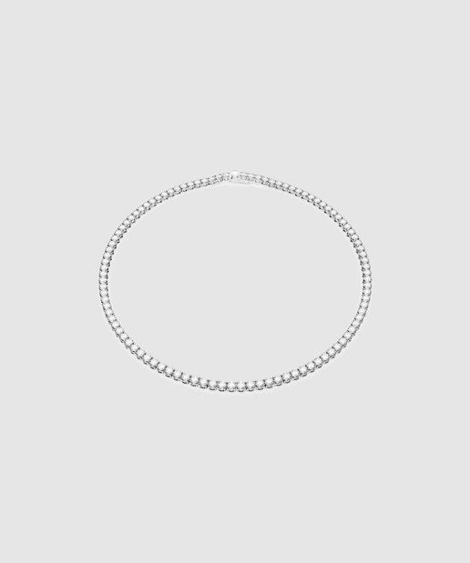 Imagen 0 de Collar Matrix Tennis bañado en rodio con piedras transparentes