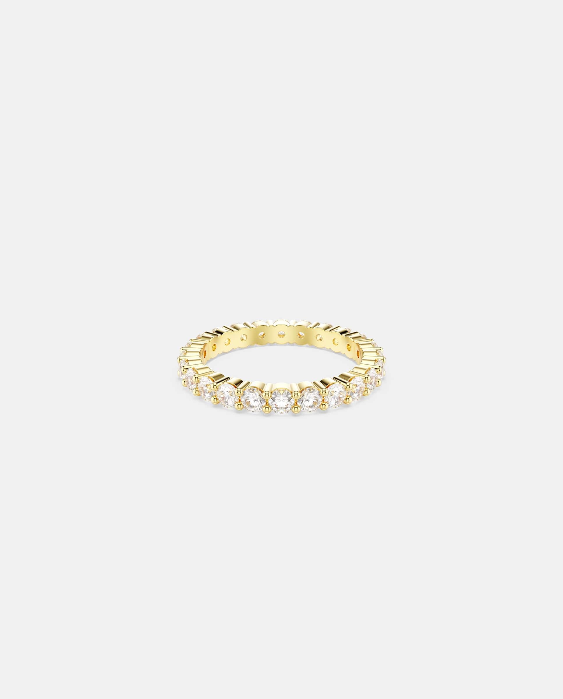 Imagen 5 de Conjunto de anillos stilla bañados en tono oro - Swarovski - Blanco Blanco