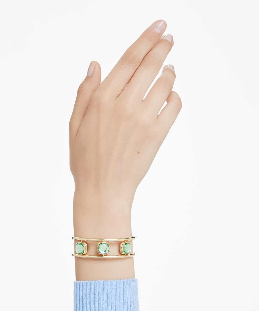Imagen 6 de Pulsera chroma bañado en oro con circonitas multicolor - Verde Verde