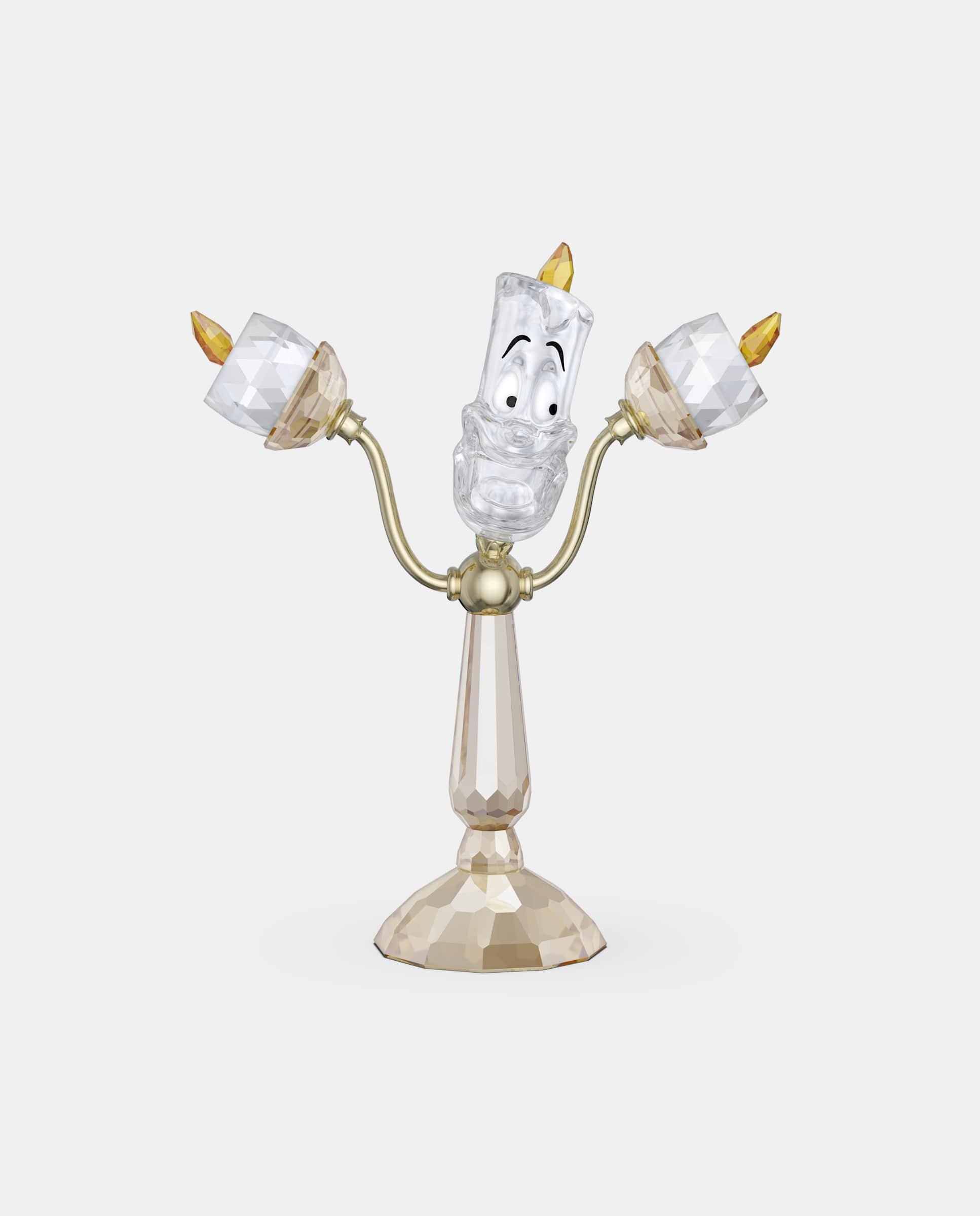 Imagen 0 de Figura deccorativa de cristal Lumière 35 Aniversario La Bella y la Bestia Blanco