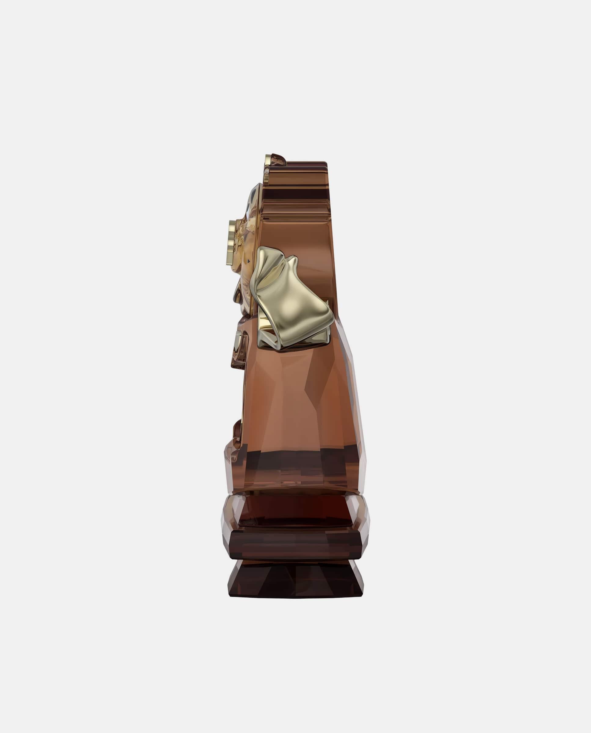 Figura decorativa de cristal Din Don 35 Aniversario La Bella y la Bestia - Marrón Marrón-4