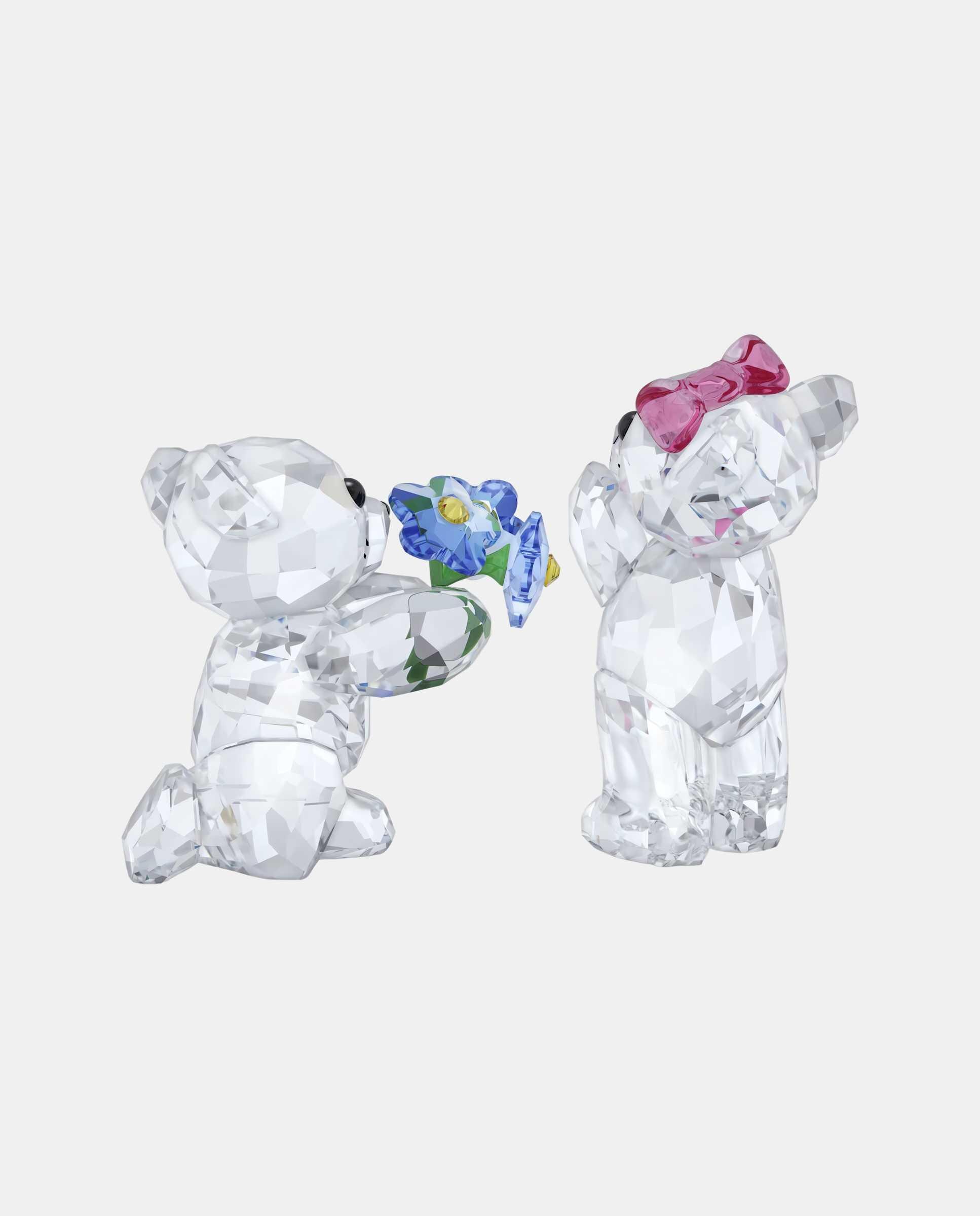 Figuras deccorativas Oso Kris de cristal - Blanco Blanco-4