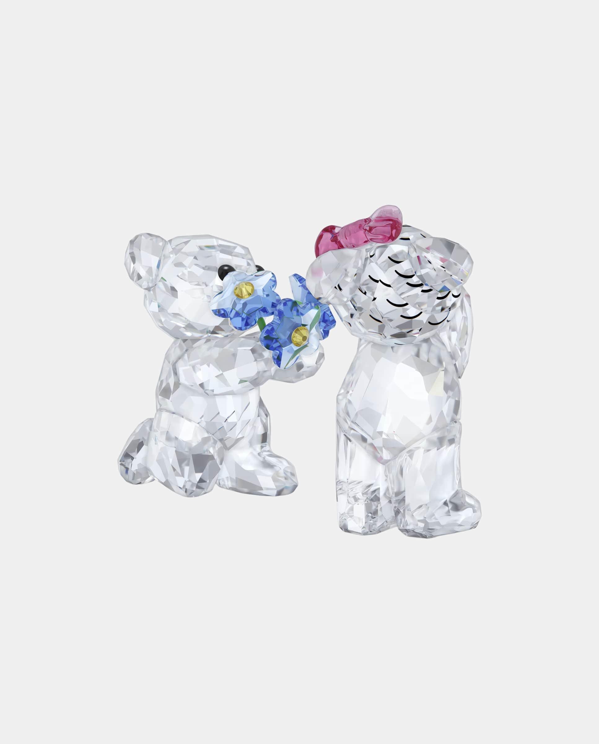 Figuras deccorativas Oso Kris de cristal - Blanco Blanco-5