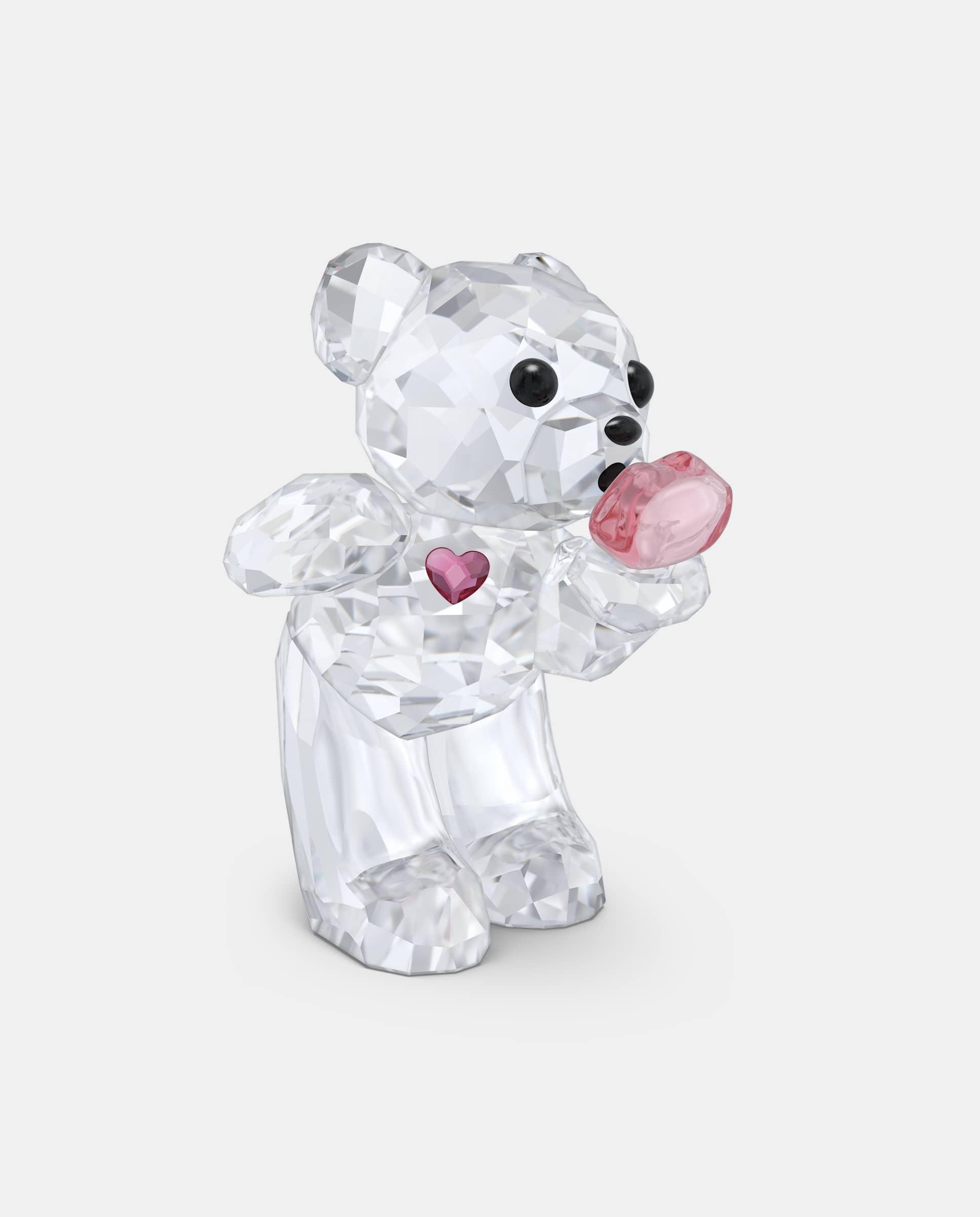 Imagen 0 de Figura deccorativa Oso Kris beso de cristal Azul