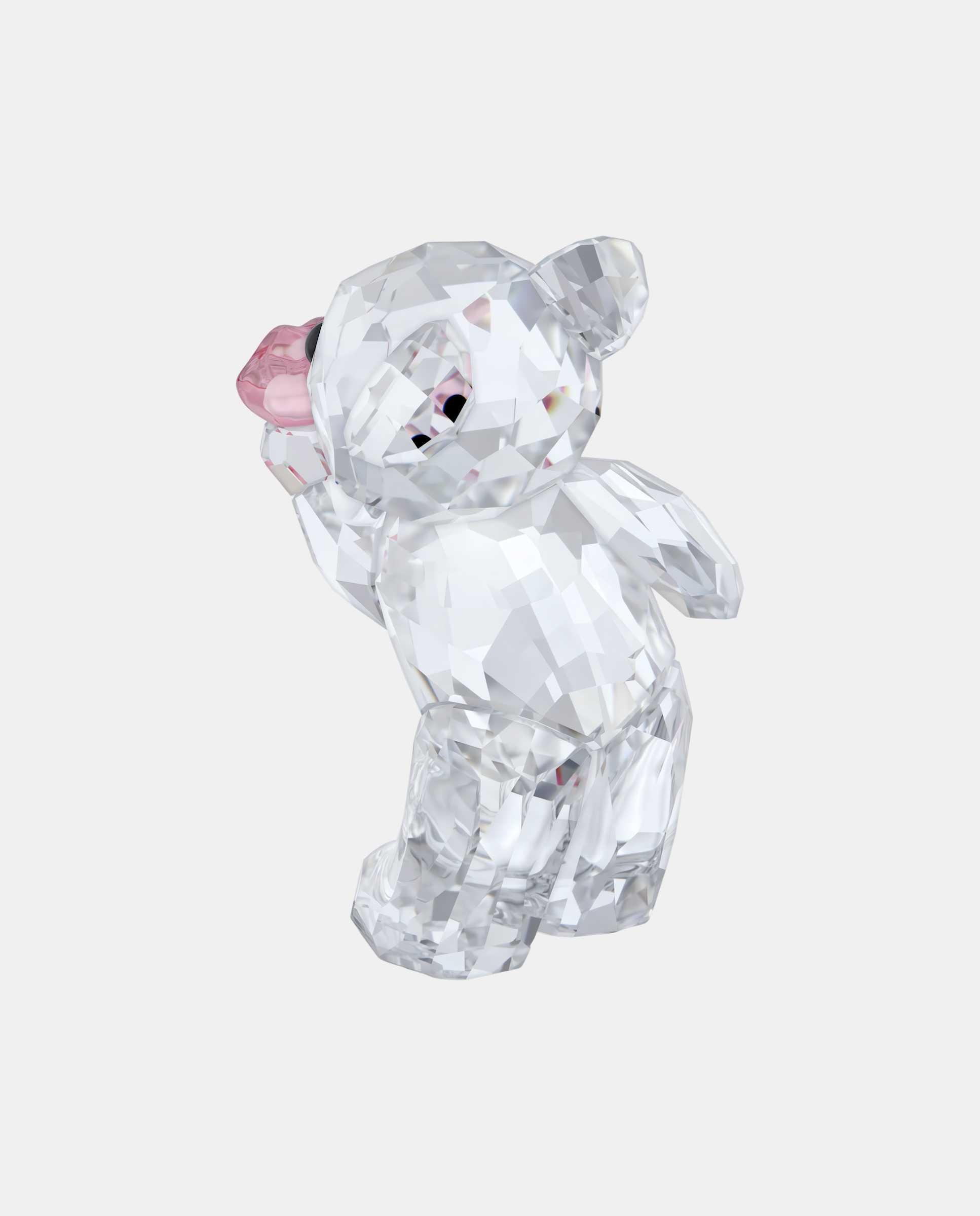 Figura deccorativa Oso Kris beso de cristal - Azul Azul-4