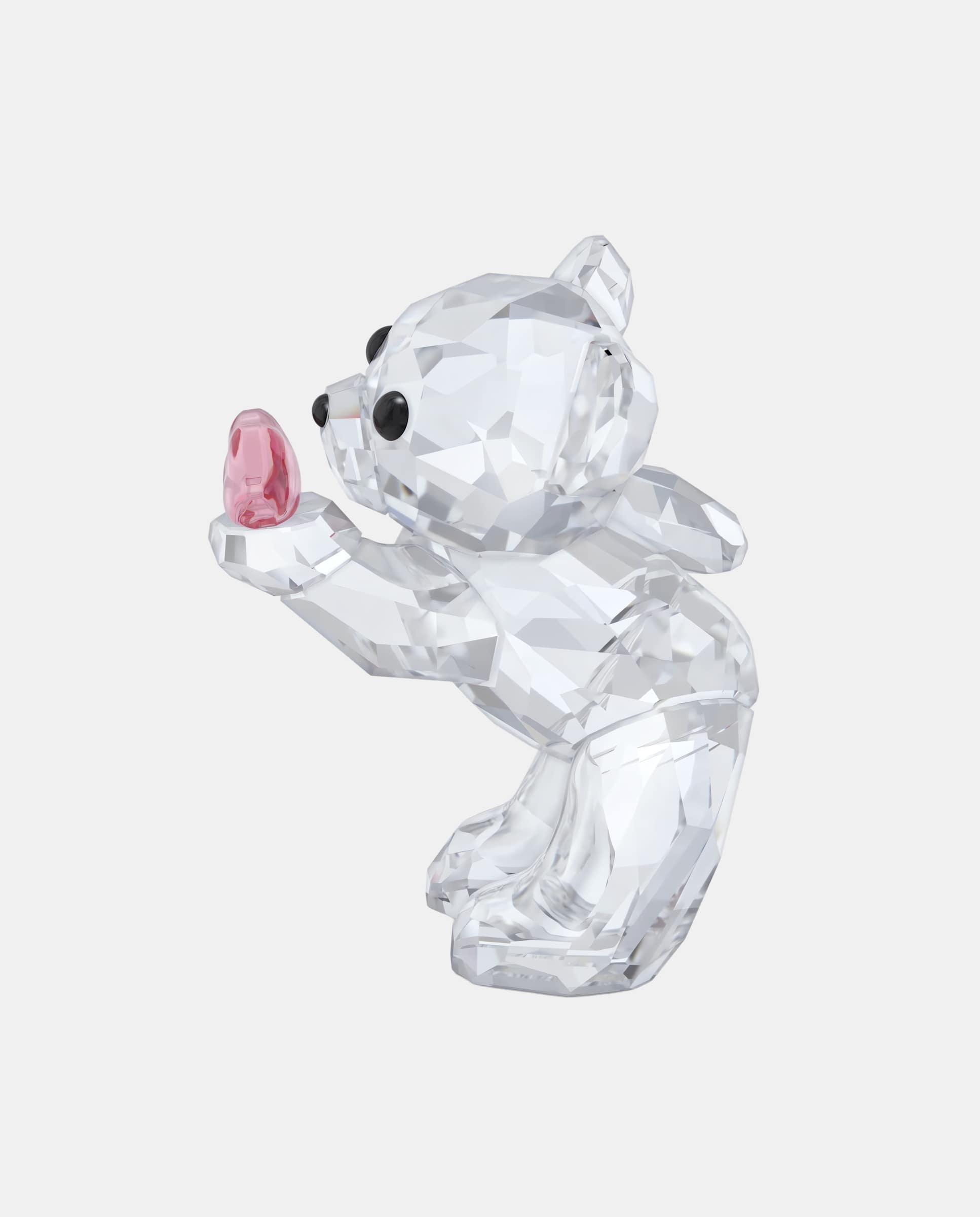 Figura deccorativa Oso Kris beso de cristal - Azul Azul-5