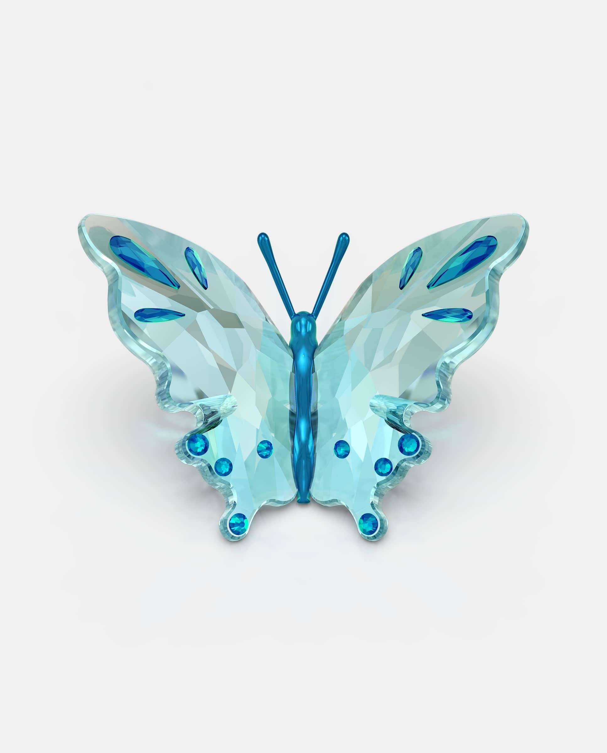 Imagen 0 de Figura decorativa mariposa de cristal Blanco