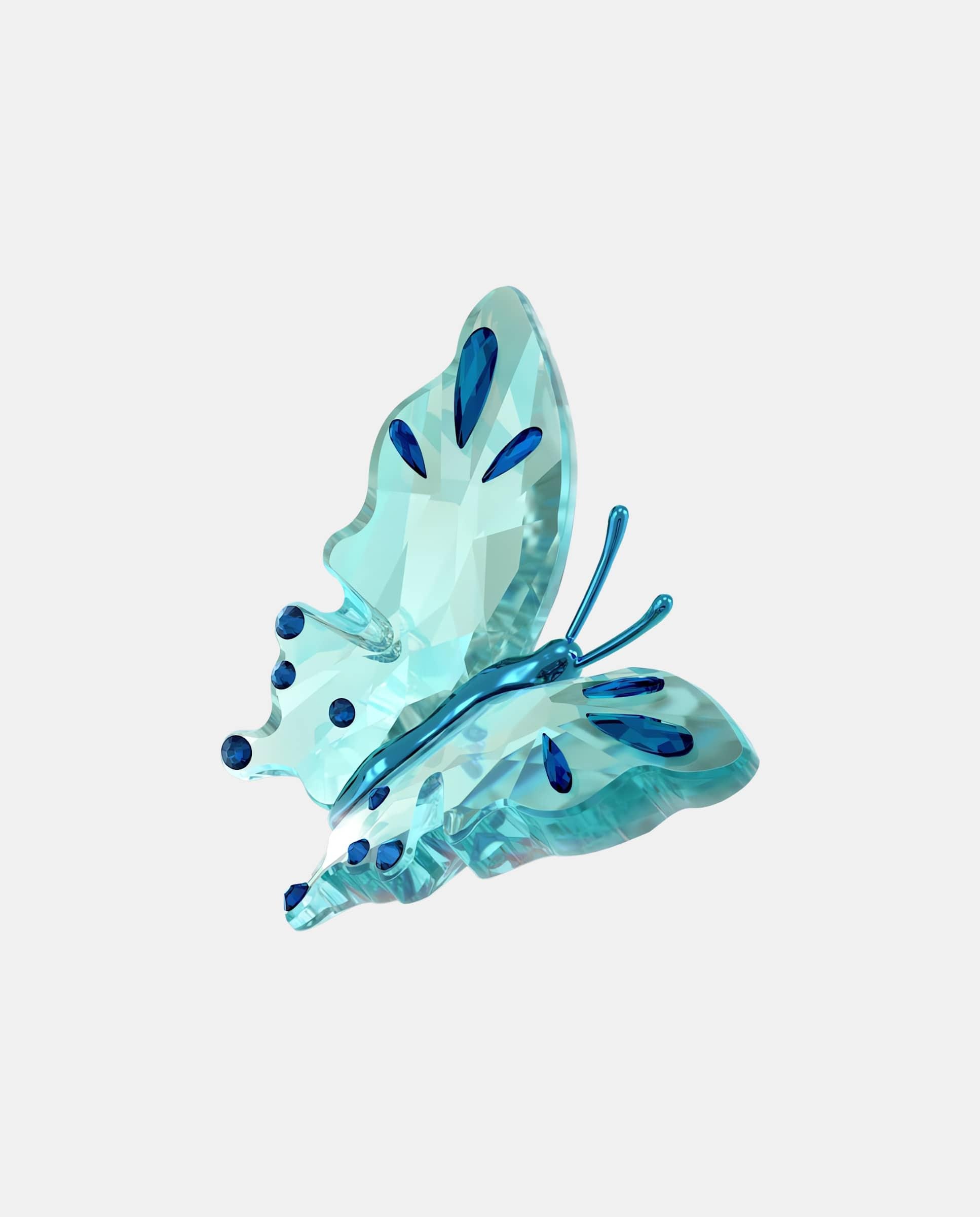 Figura decorativa mariposa de cristal - Blanco Blanco-3