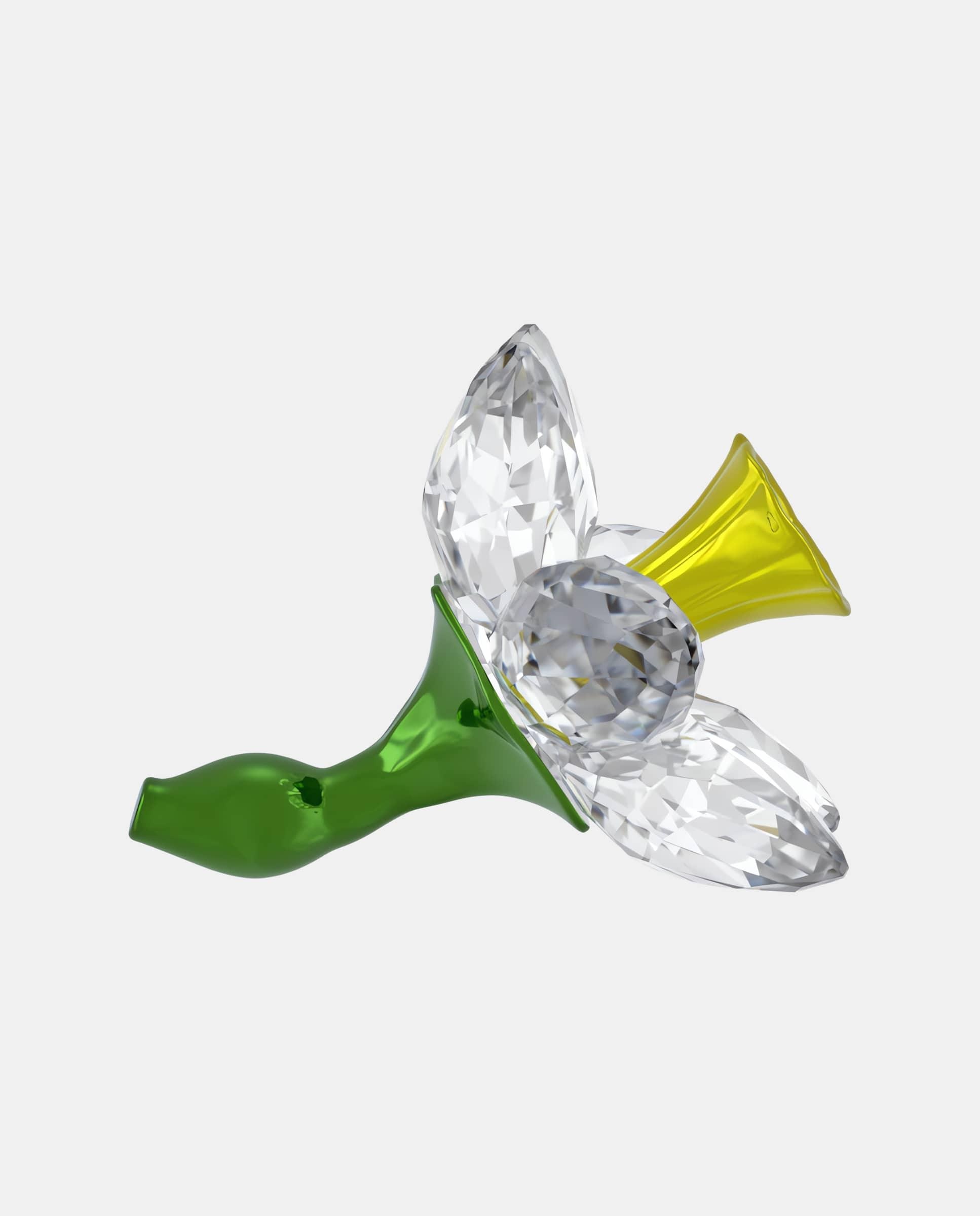 Imagen 5 de Figura decorativa narciso de cristal - Blanco Blanco