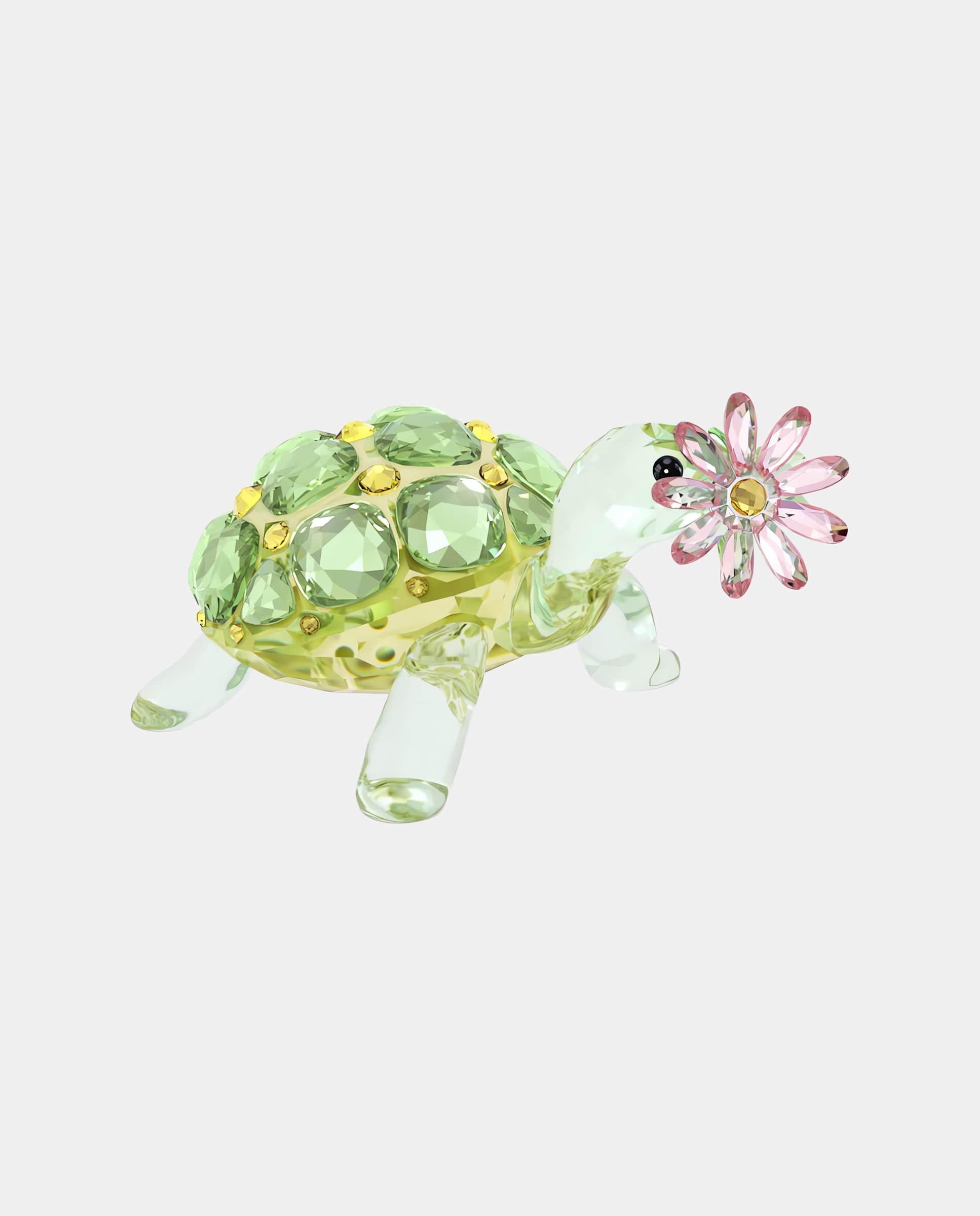 Figura decorativa tortuga de cristal - Verdes Verdes-4