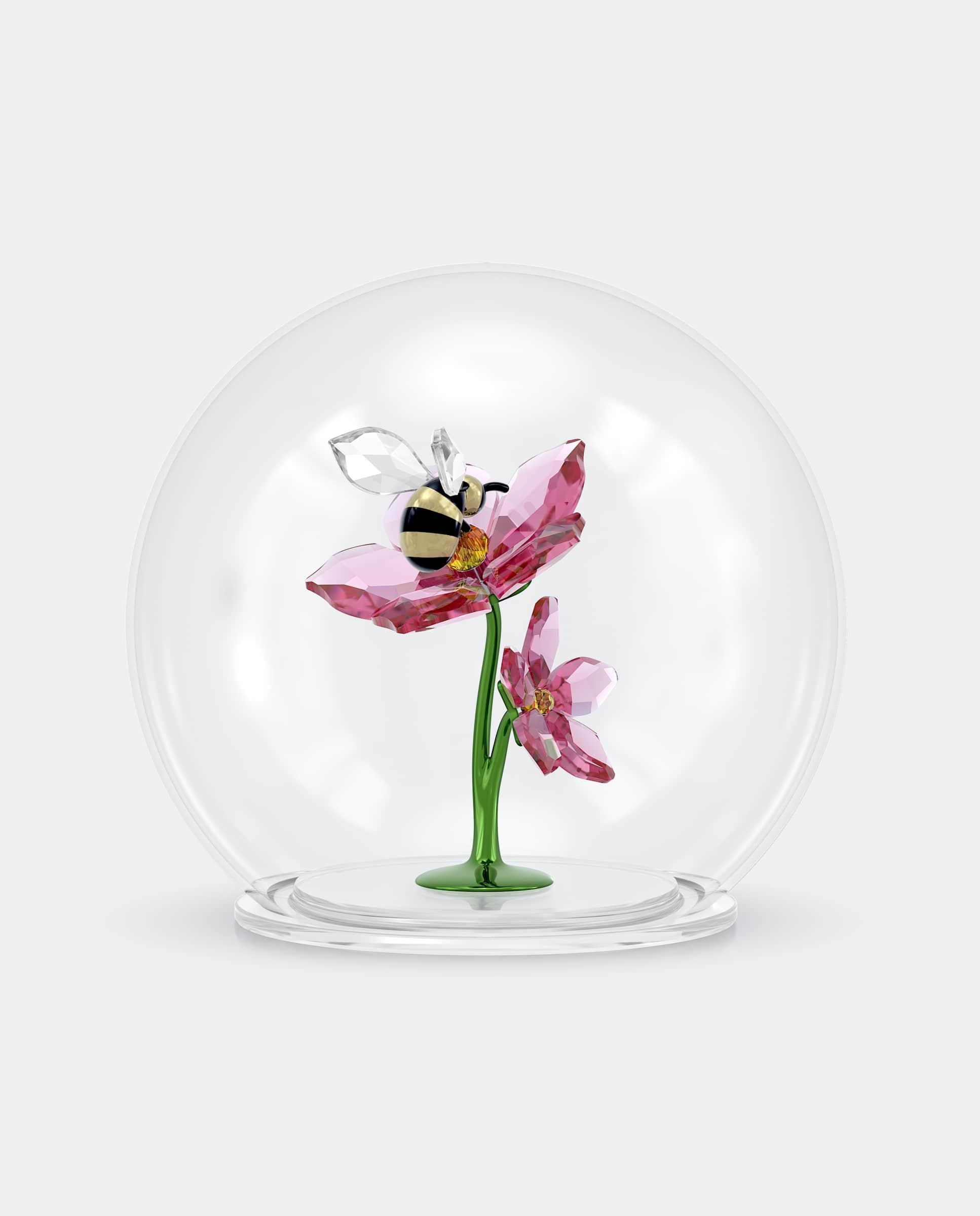Imagen 0 de Figura decorativa bola de cristal con abeja Blanco