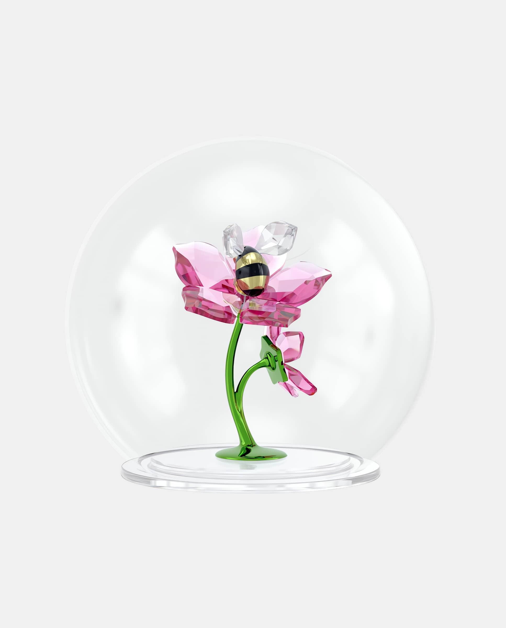 Figura decorativa bola de cristal con abeja - Blanco Blanco-4