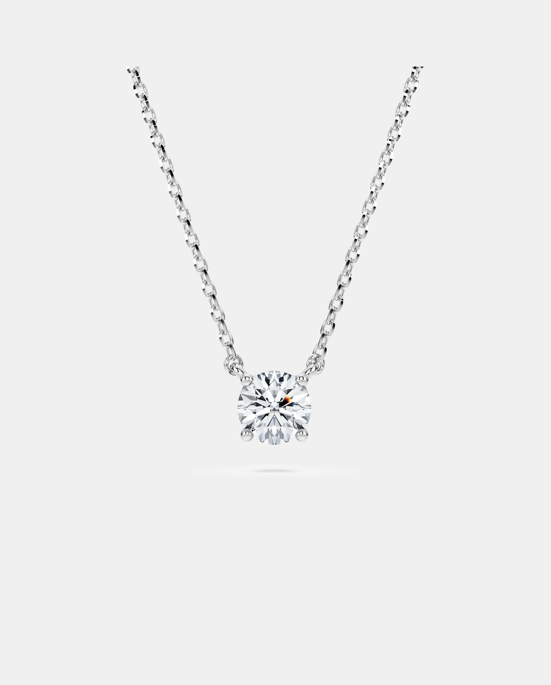 Colgante swarovski created diamonds en plata de ley