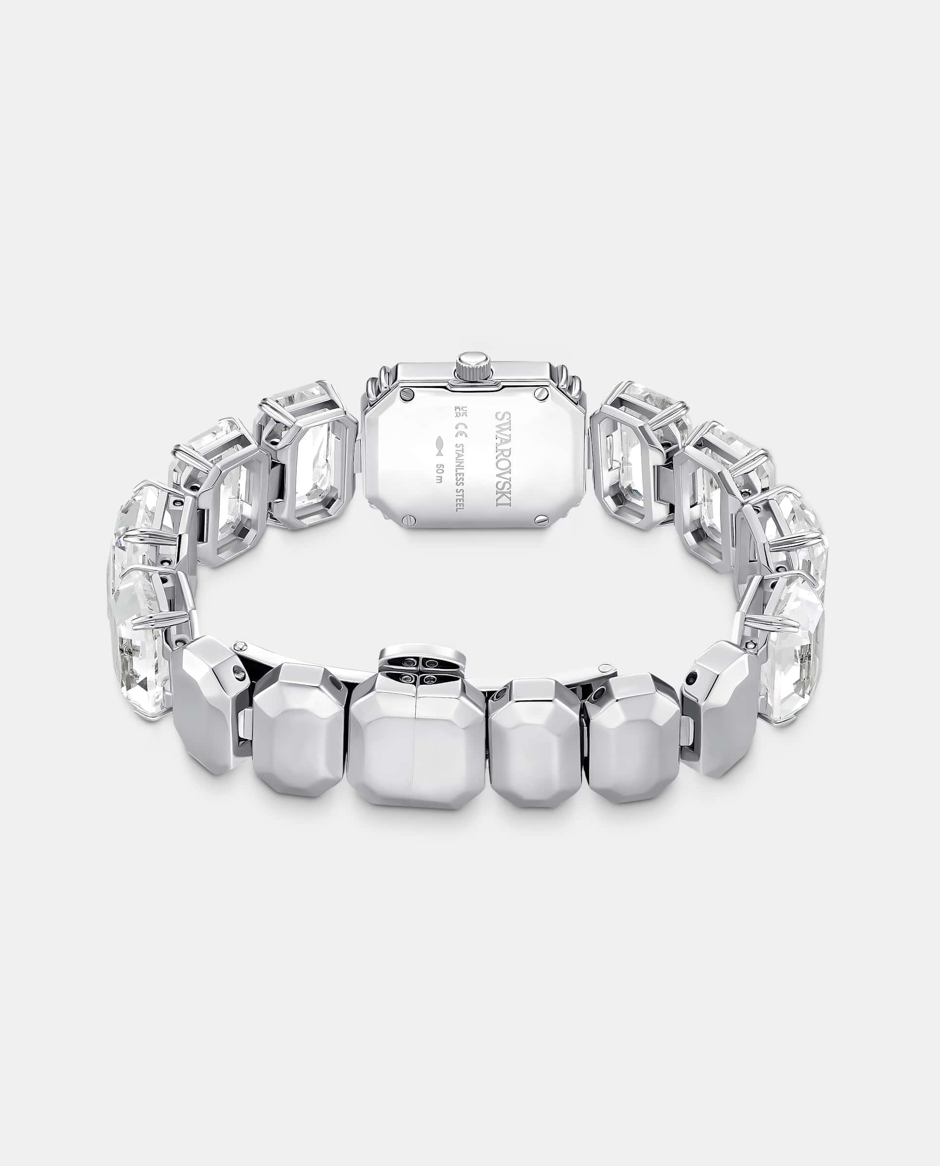Reloj de mujer tipo pulsera en acero inoxidable - Swarovski - Blanco Blanco-3