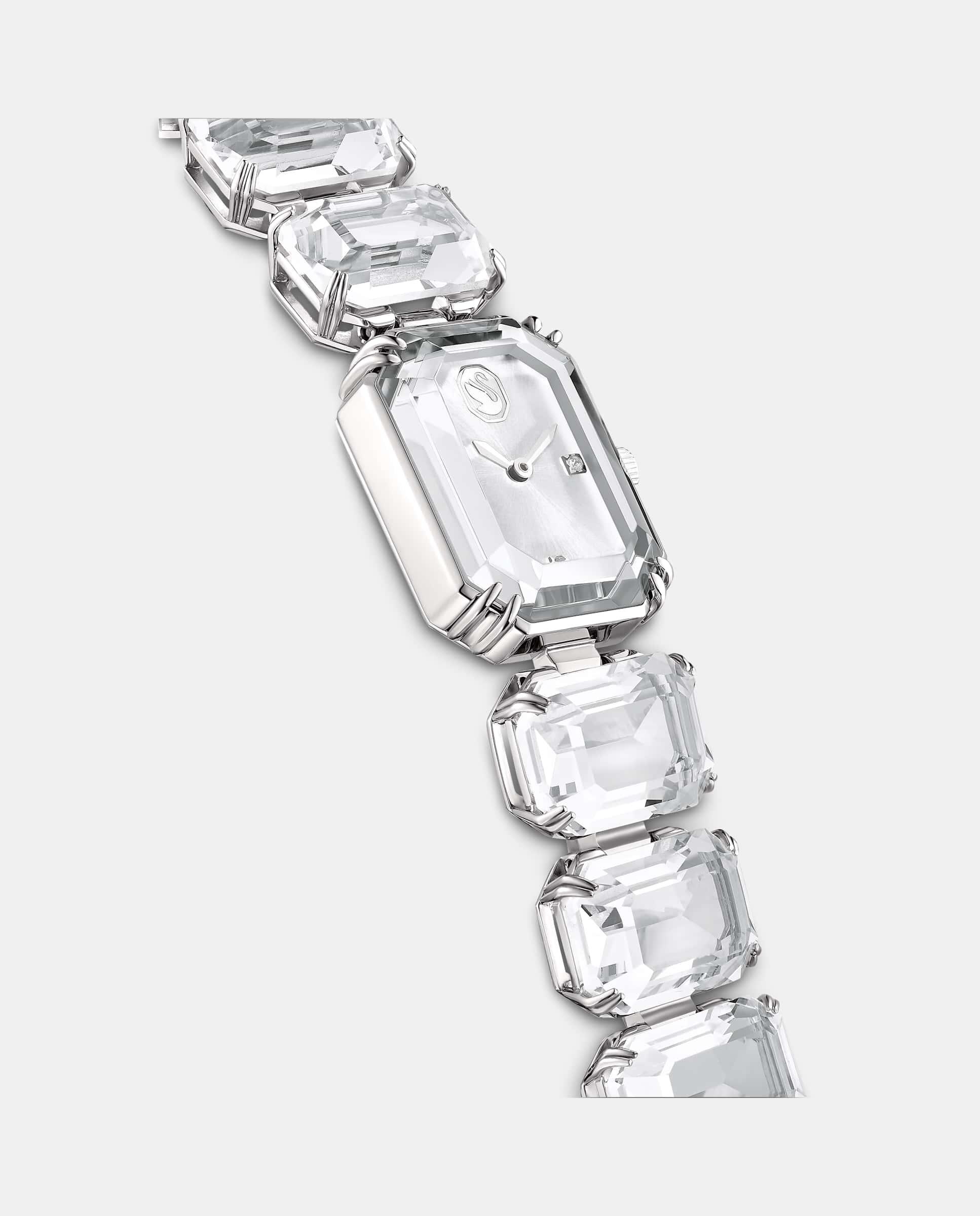 Reloj de mujer tipo pulsera en acero inoxidable - Swarovski - Blanco Blanco-5