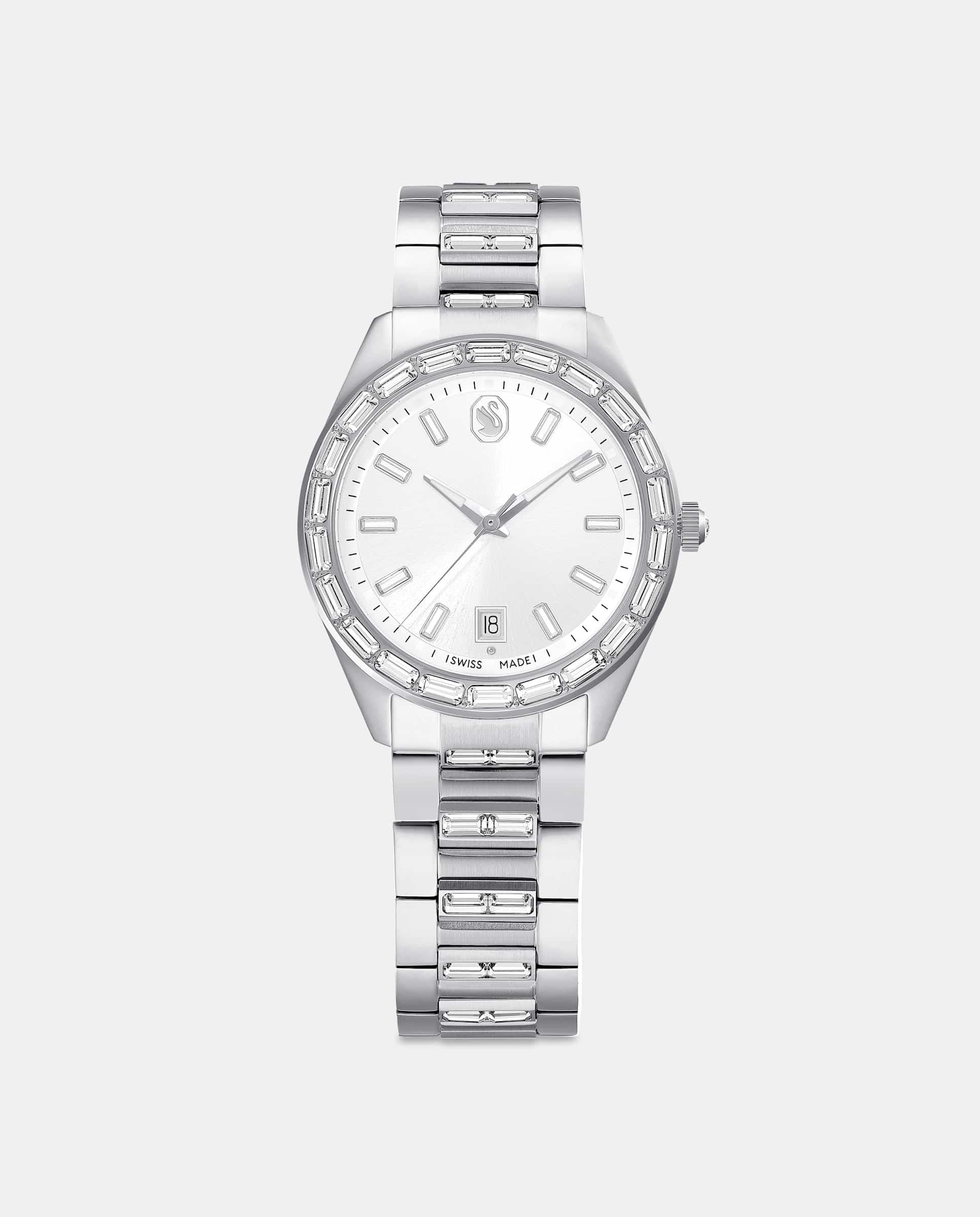 Imagen 0 de Reloj de mujer matrix date Plateado