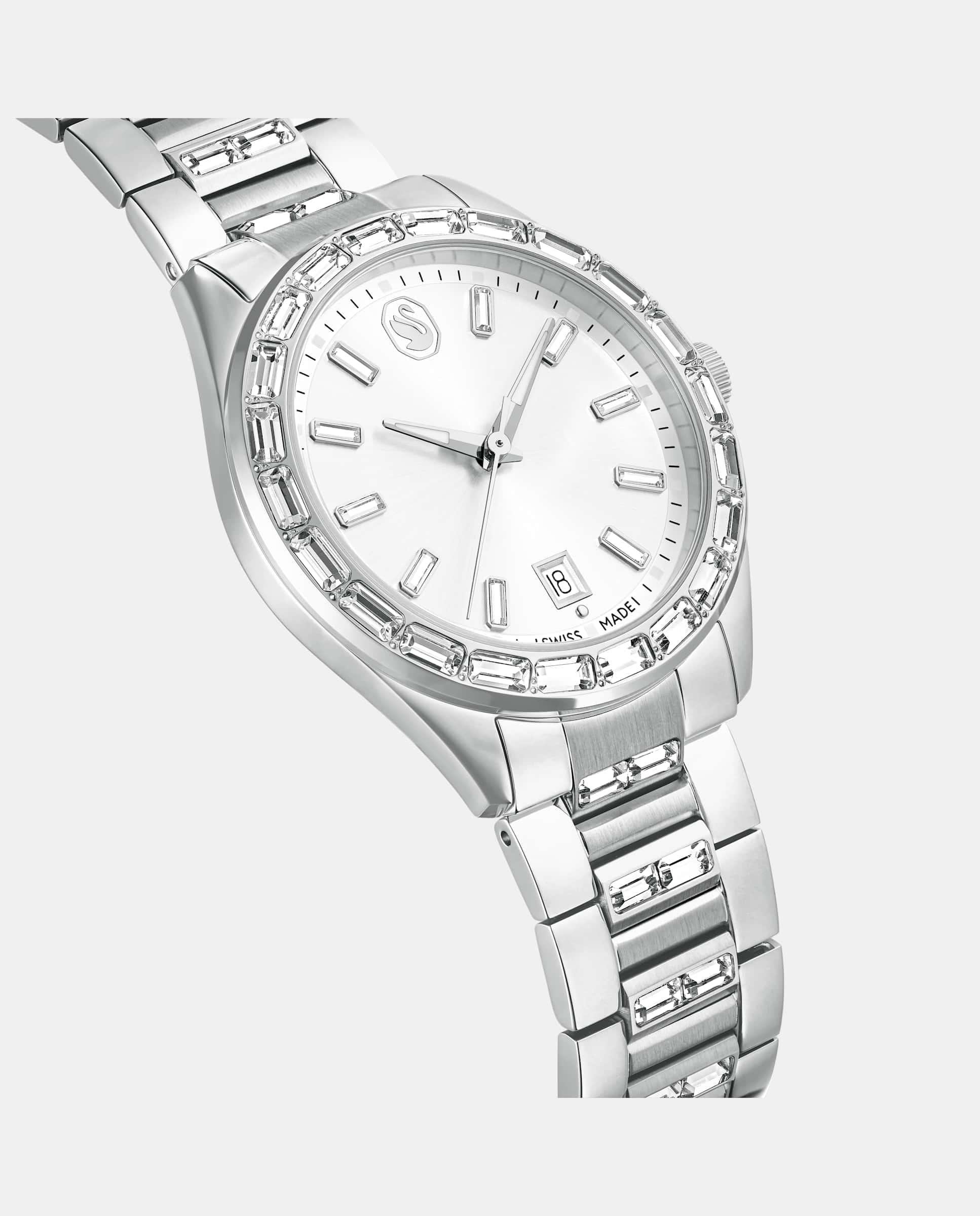 Reloj de mujer matrix date - Swarovski - Plateado Plateado-6