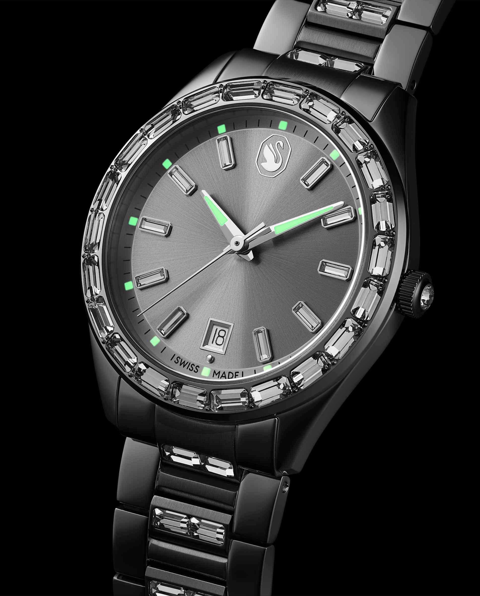 Reloj de mujer matrix date - Swarovski - Plateado Plateado-9