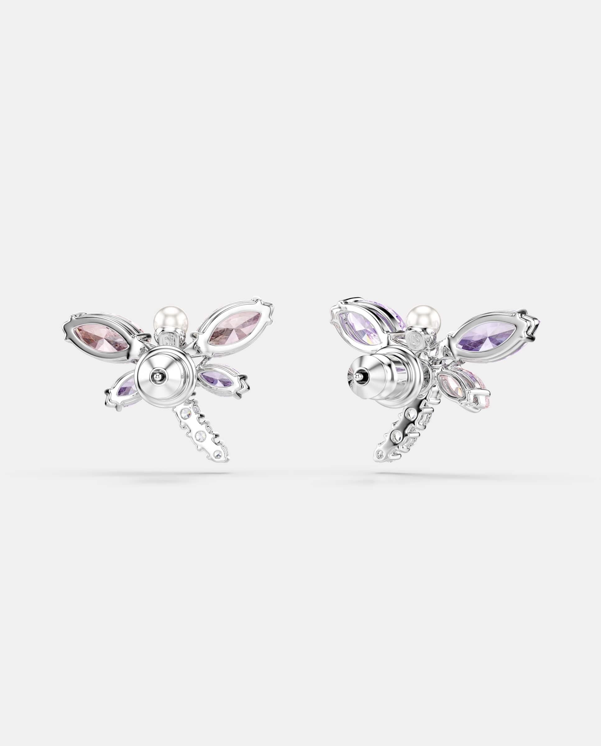 Pendientes ariana grande con pedrería de libélula - Swarovski - Multicolor Multicolor-4