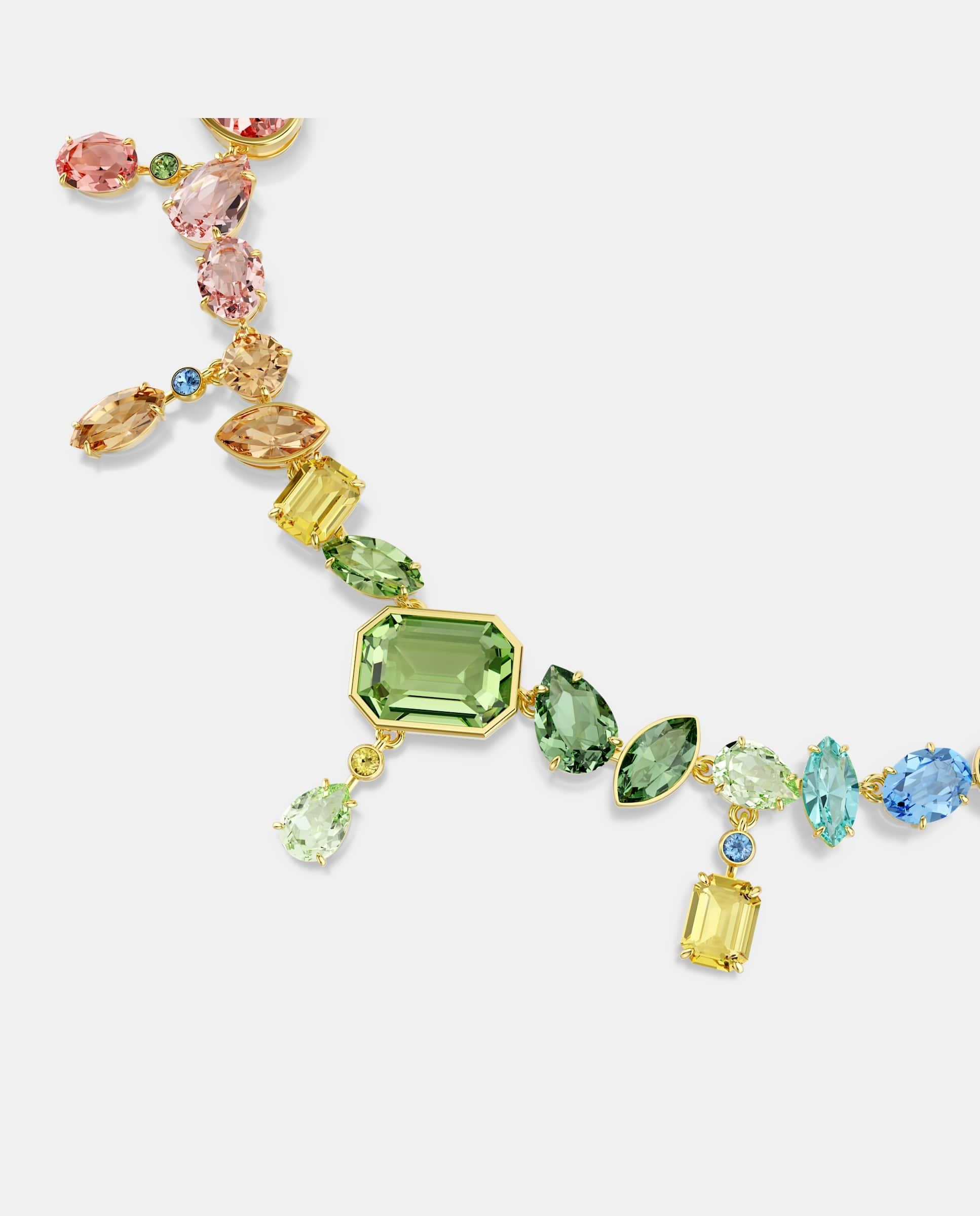 Colgante gema con cristales - Swarovski - Multicolor Multicolor-3