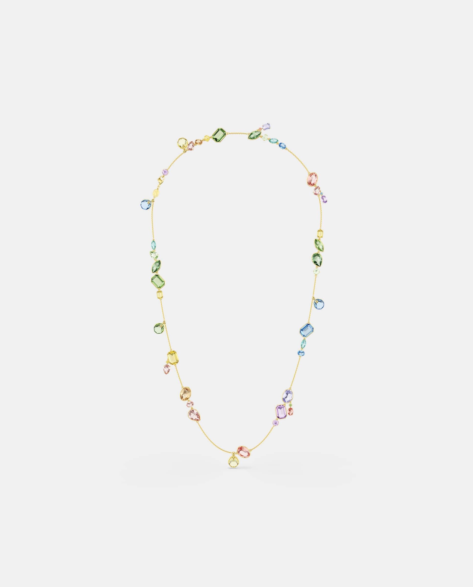 Collar gema versátil con baño tono oro - Swarovski - Multicolor Multicolor-5