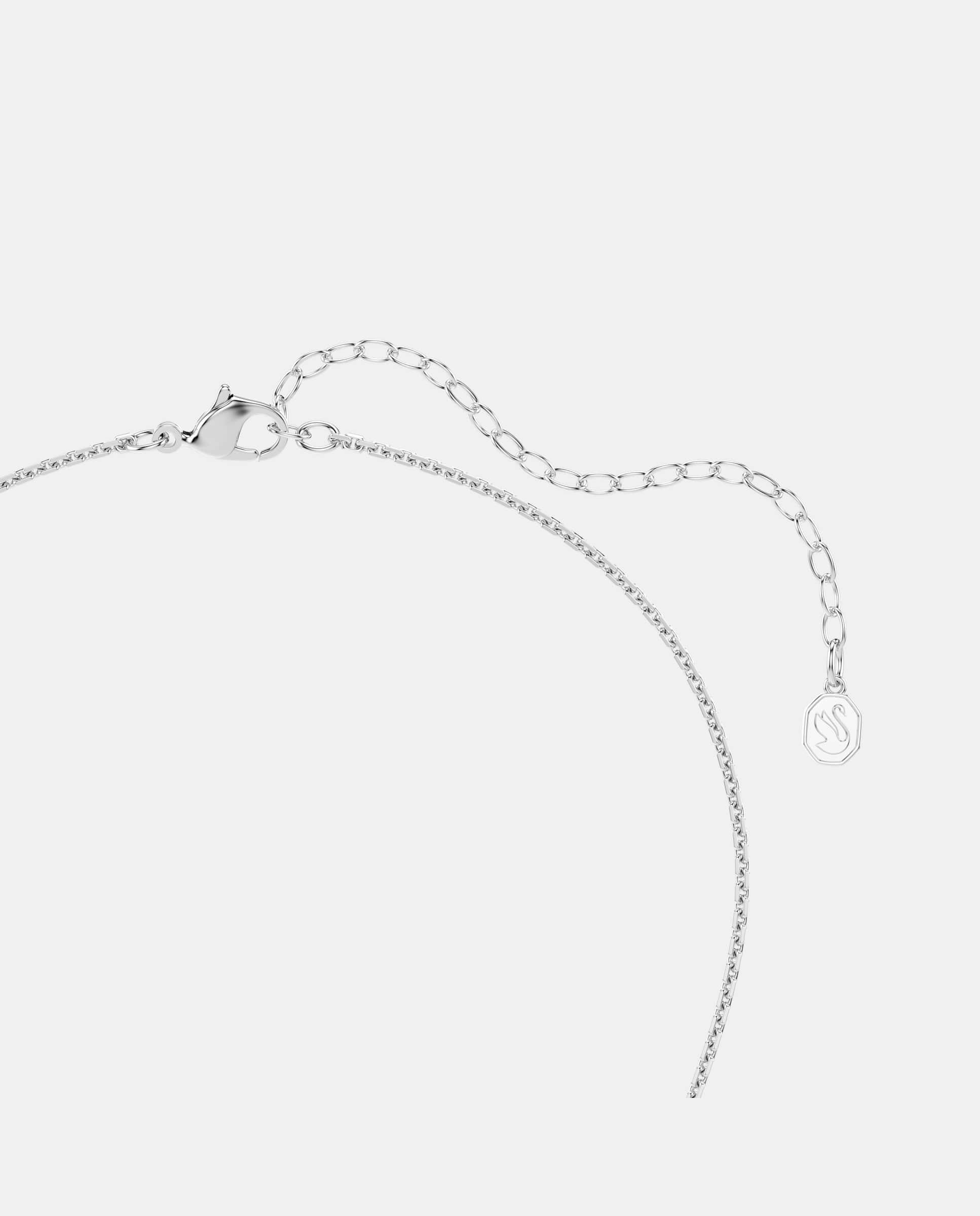 Colgante sublima con baño de rodio - Swarovski - Blanco Blanco-4