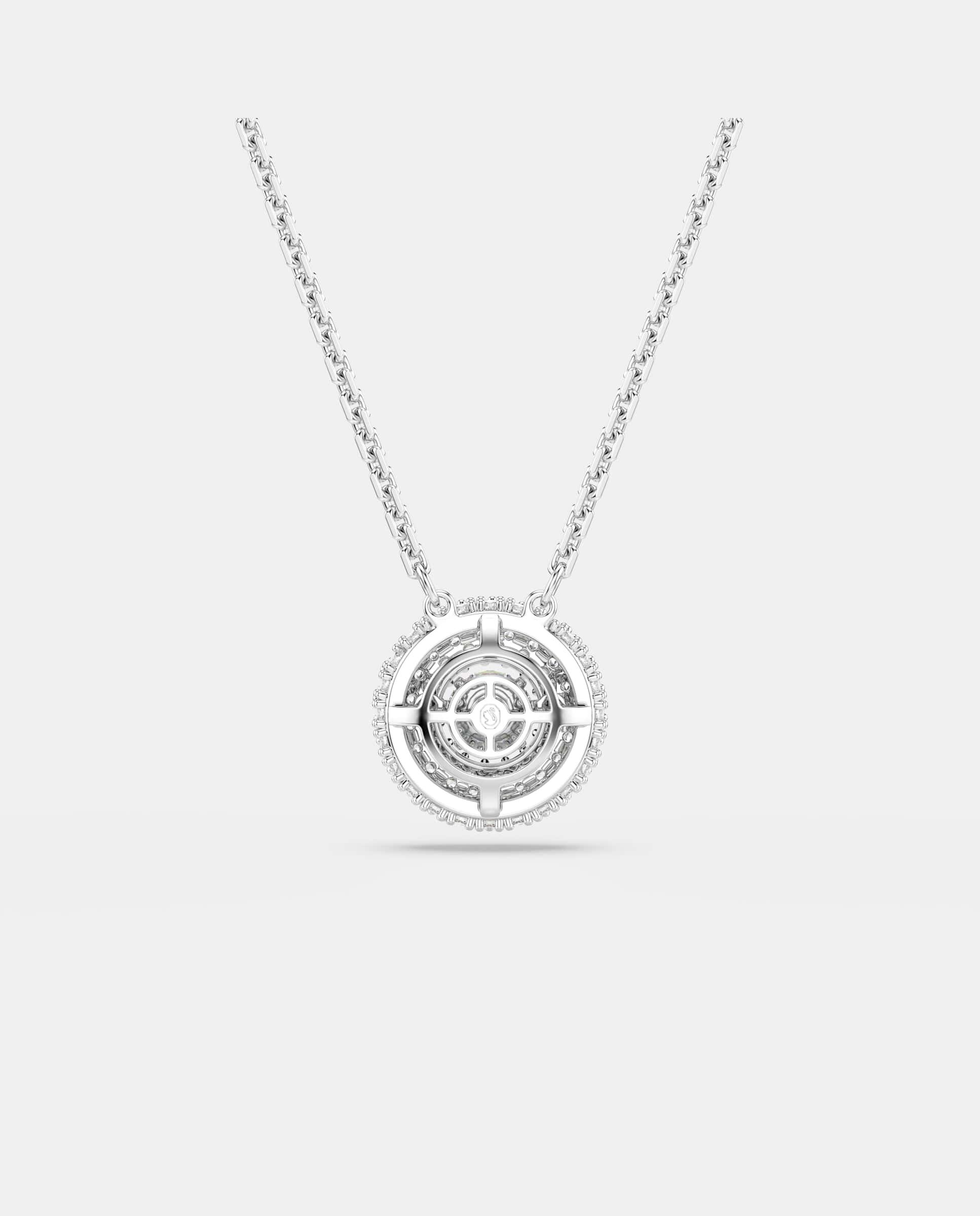 Colgante sublima con baño de rodio - Swarovski - Blanco Blanco-5