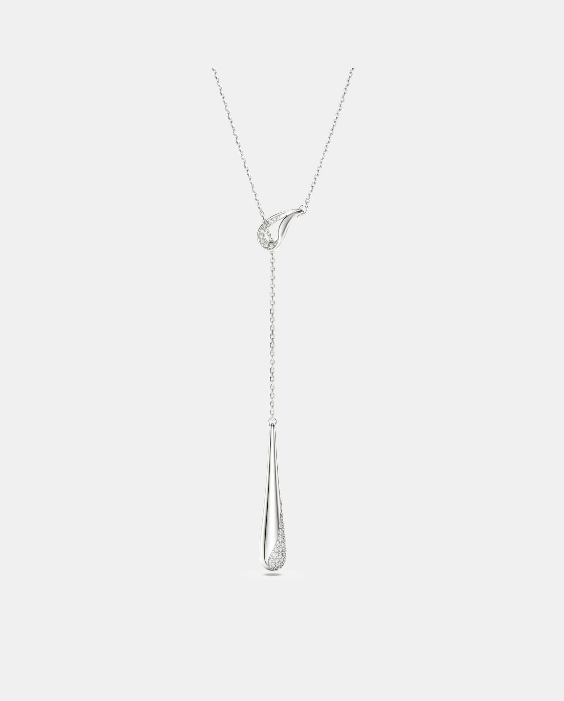 Imagen 0 de Colgante en y classica en plata de ley Blanco