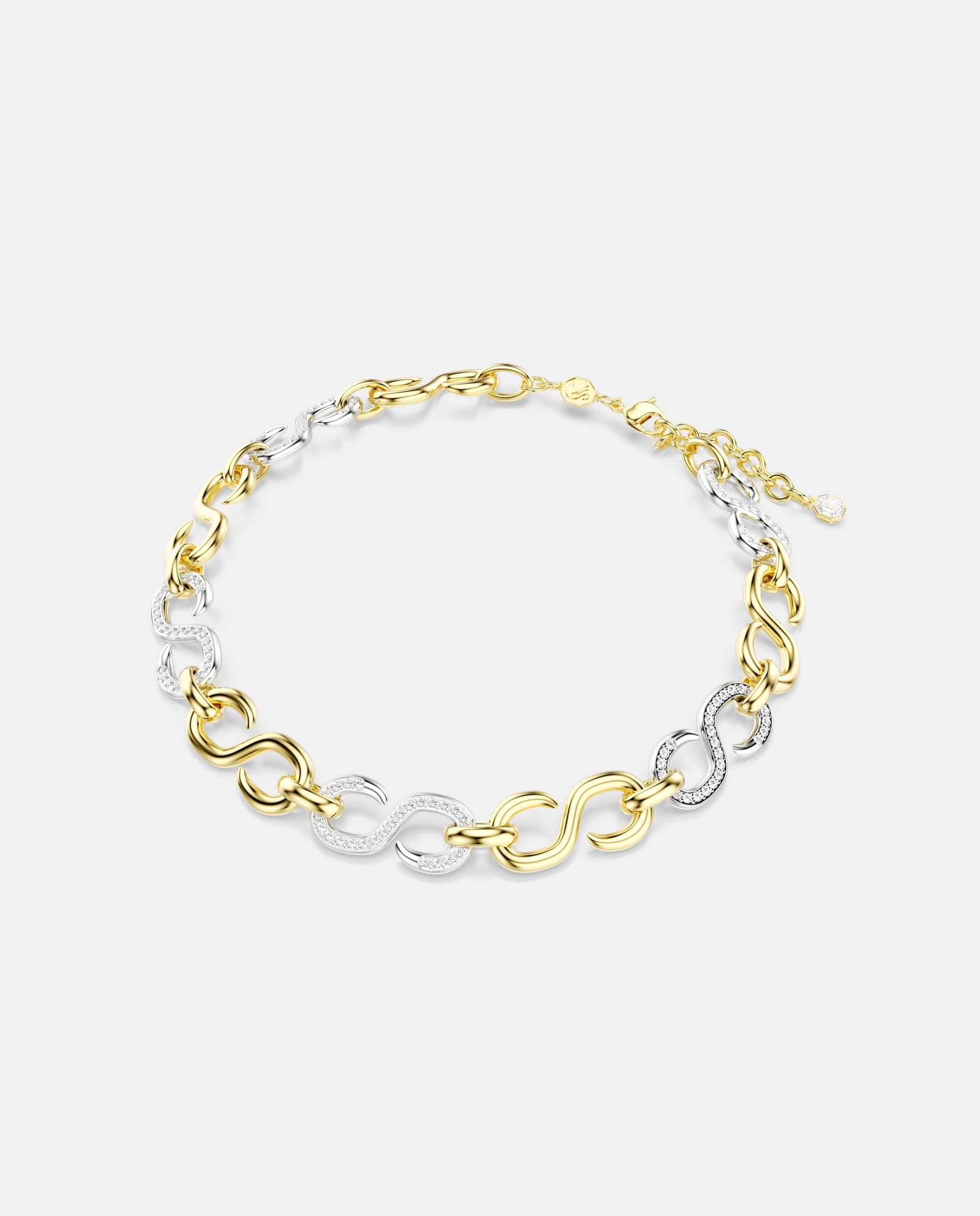 Collar dextera - Swarovski - Blanco Blanco-2
