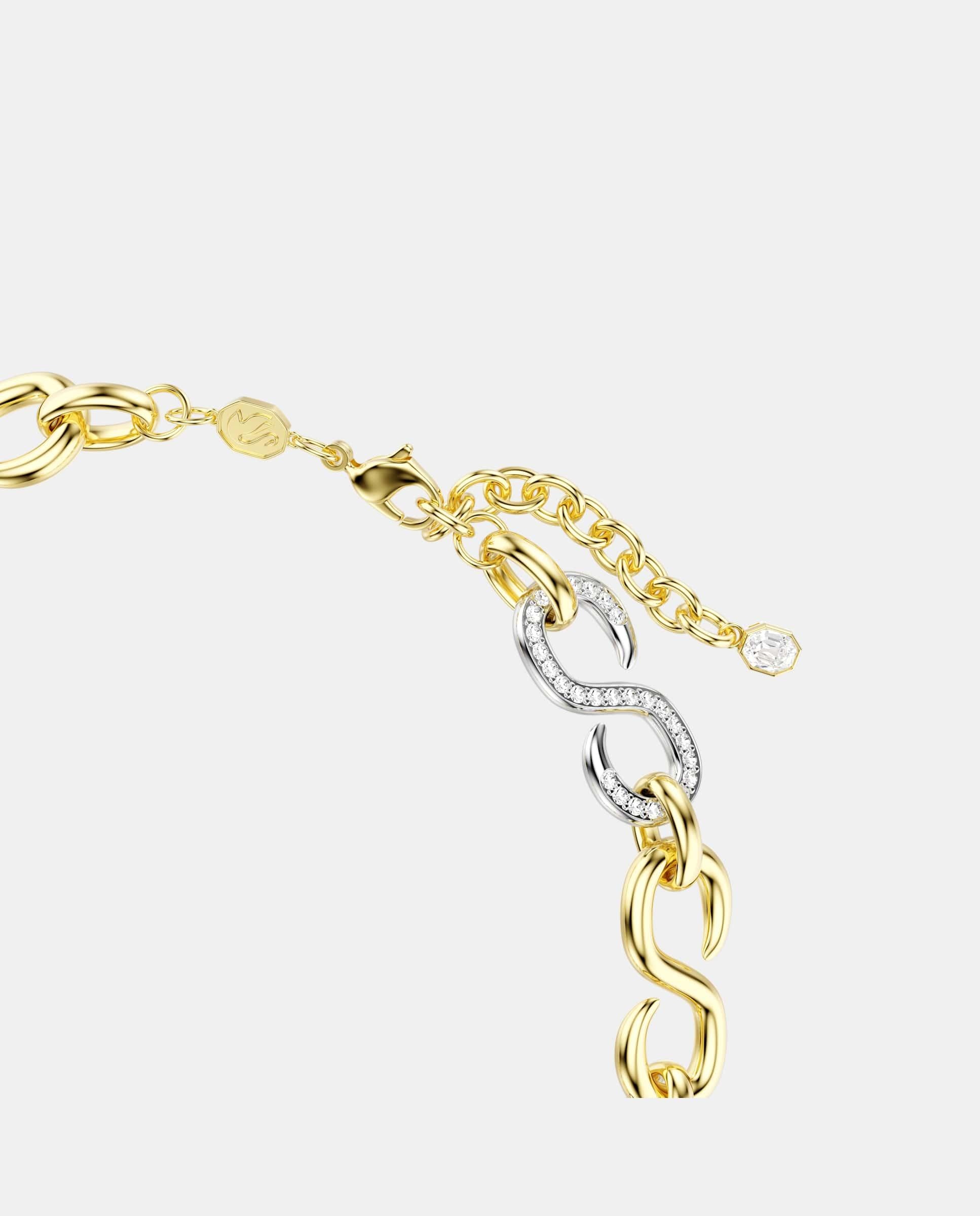 Collar dextera - Swarovski - Blanco Blanco-3