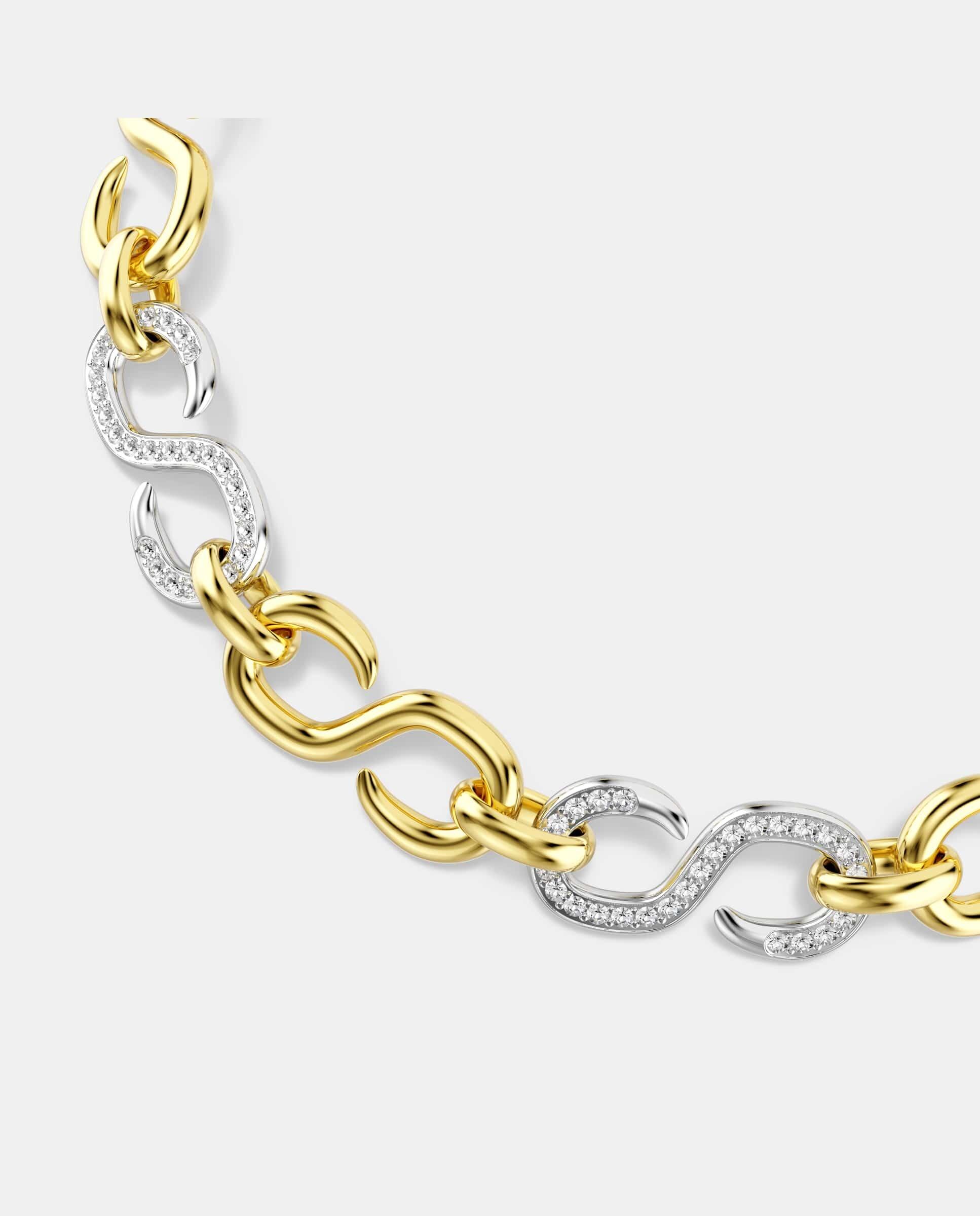 Collar dextera - Swarovski - Blanco Blanco-4