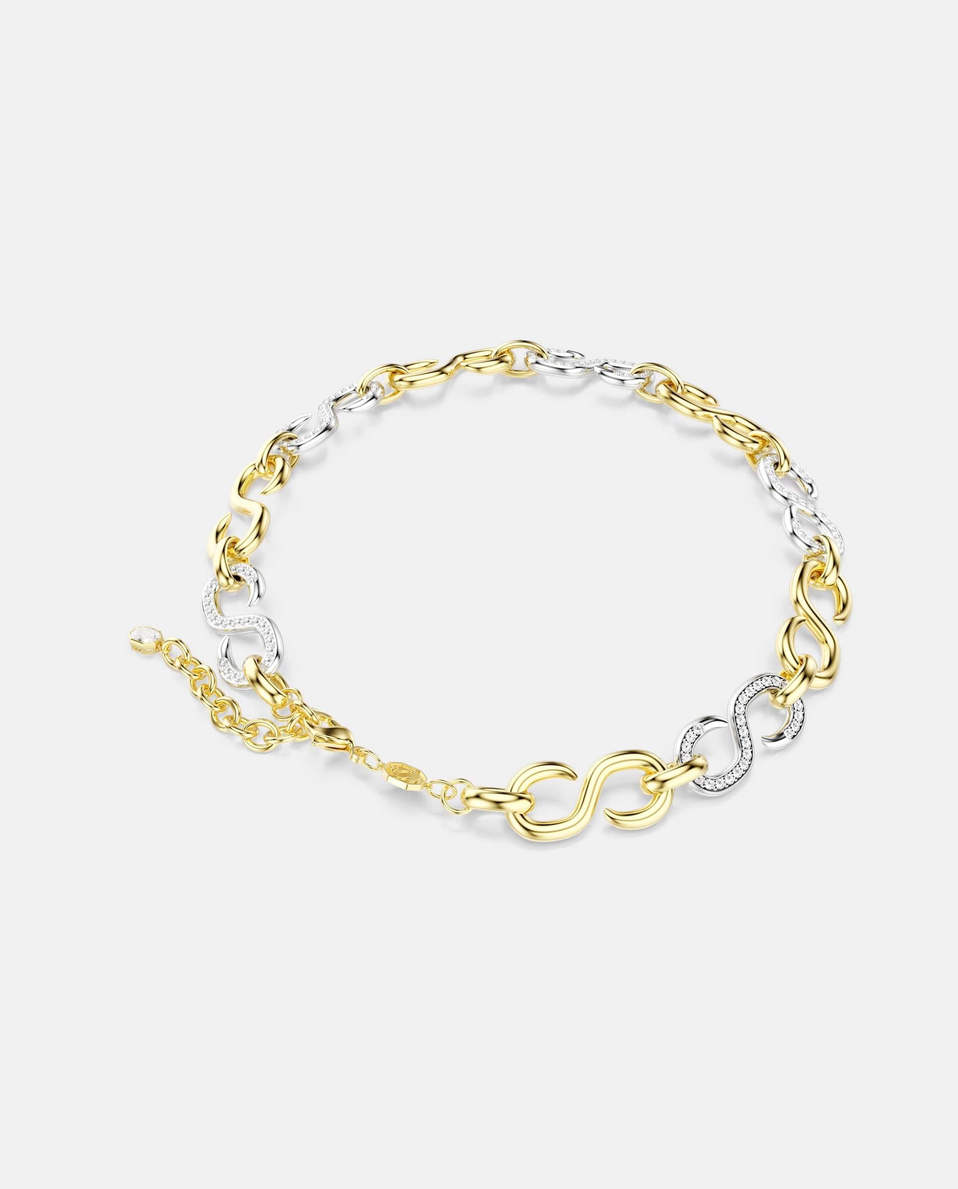 Collar dextera - Swarovski - Blanco Blanco-6