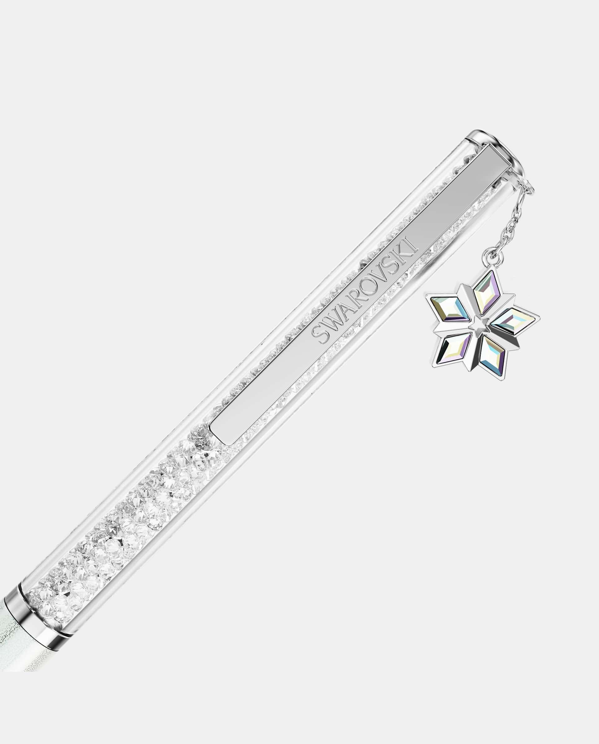 Bolígrafo crystalline edición anual 2027 lacado en con charm de copo de nieve - Swarovski - Blanco Blanco-2